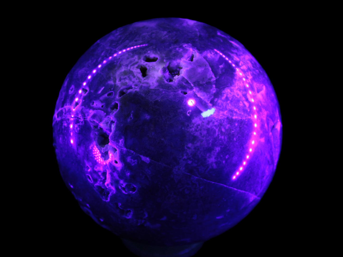 Ocean Moss Agate sphere 118mm 1781g Rocks and Things