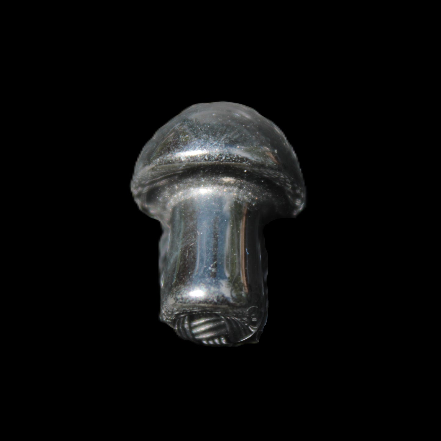 Black Obsidian mushroom 20mm 3-4g Rocks and Things Store