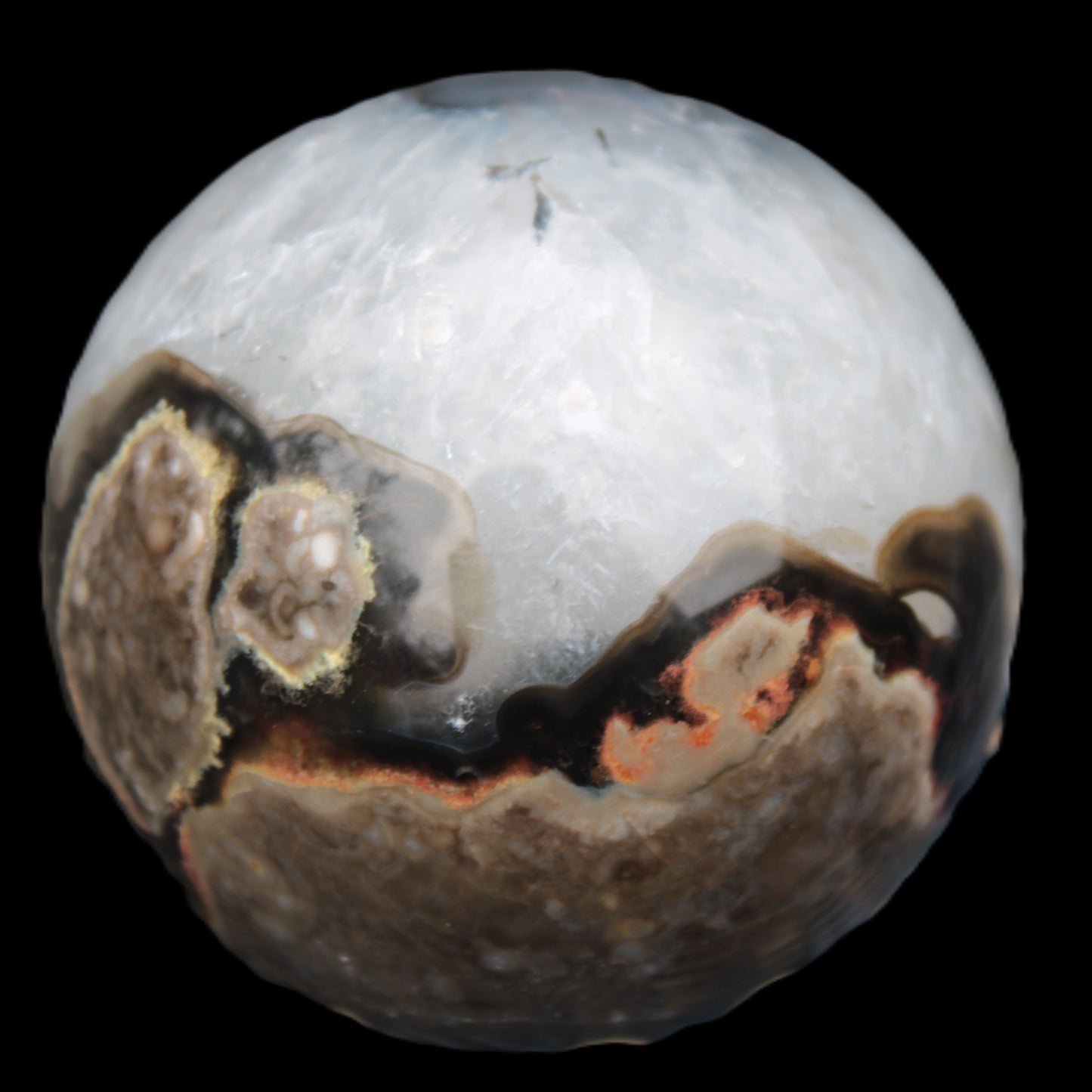 Volcano Agate sphere 63mm 362g Rocks and Things