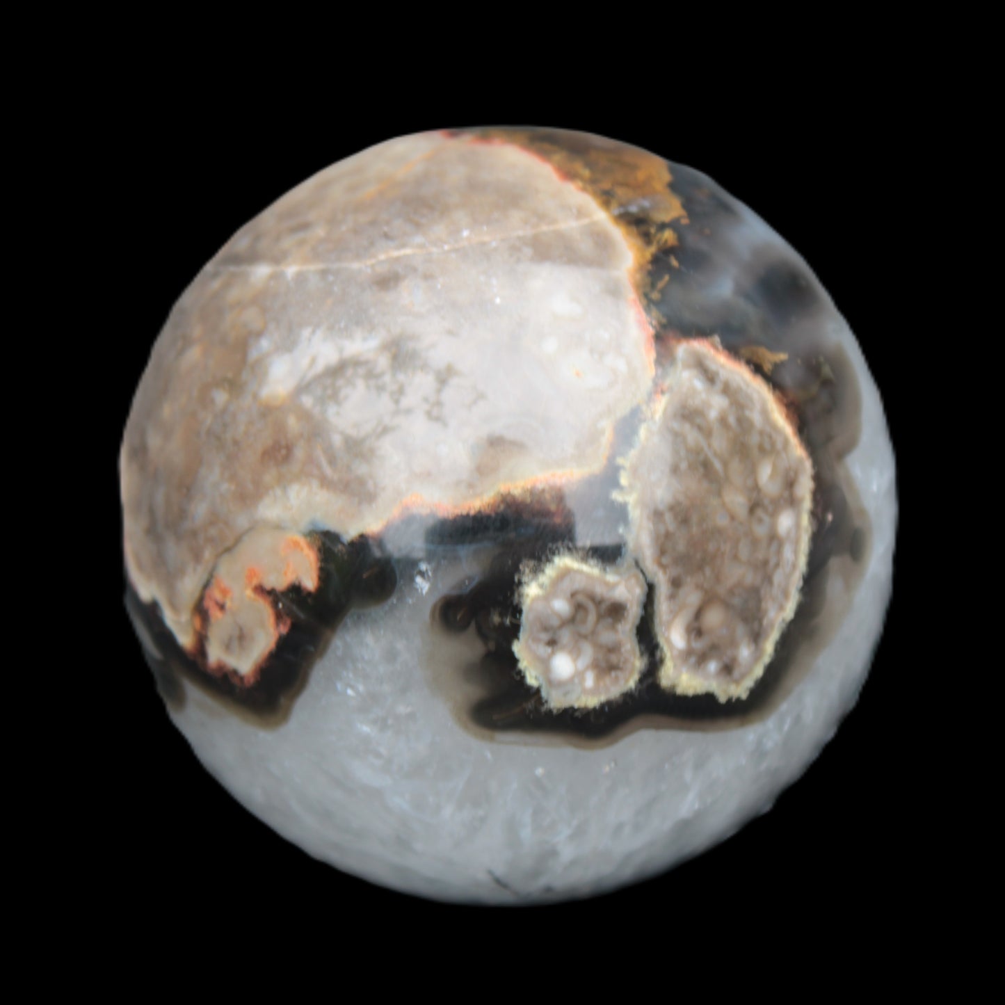 Volcano Agate sphere 63mm 362g Rocks and Things
