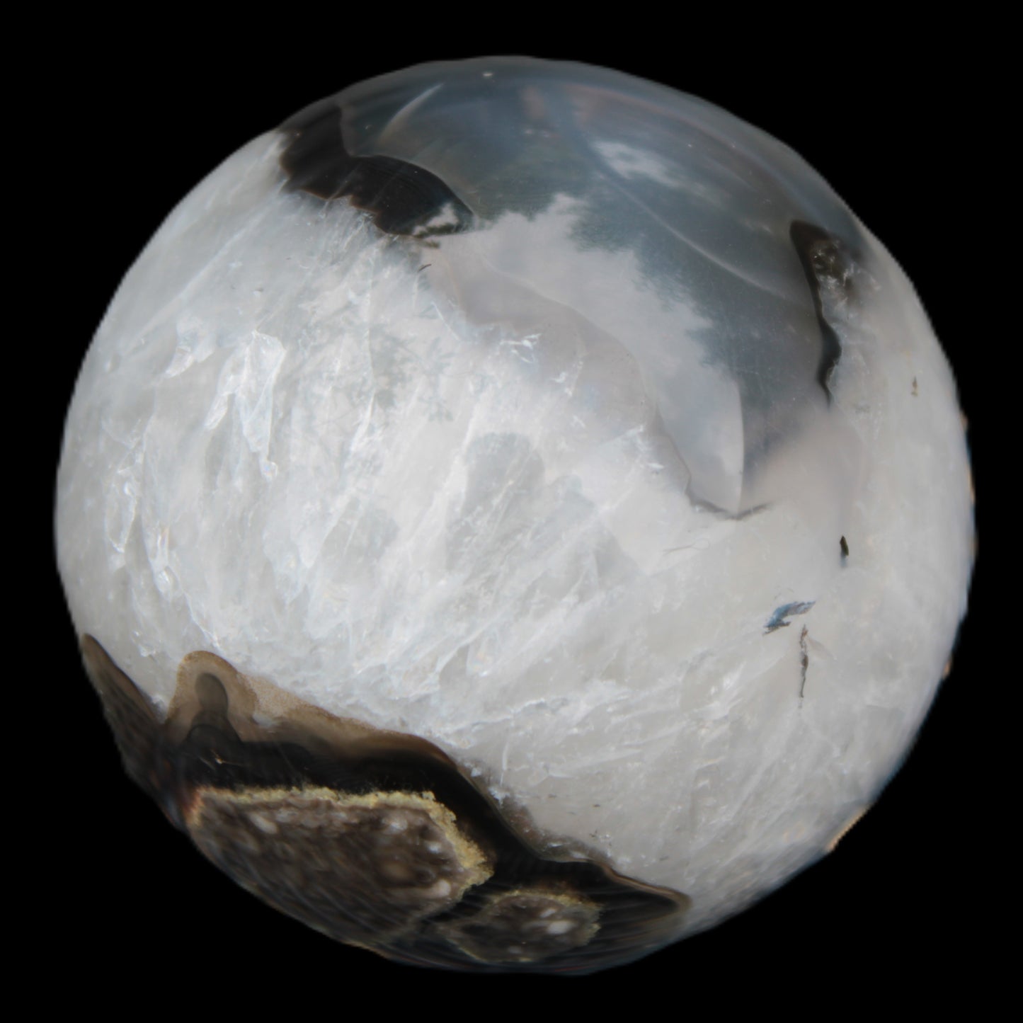 Volcano Agate sphere 63mm 362g Rocks and Things
