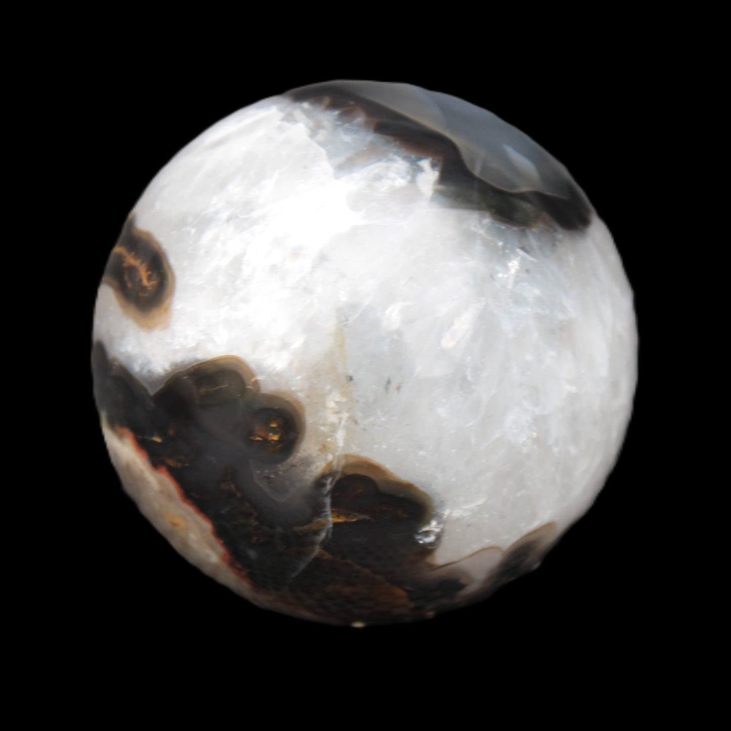 Volcano Agate sphere 63mm 362g Rocks and Things