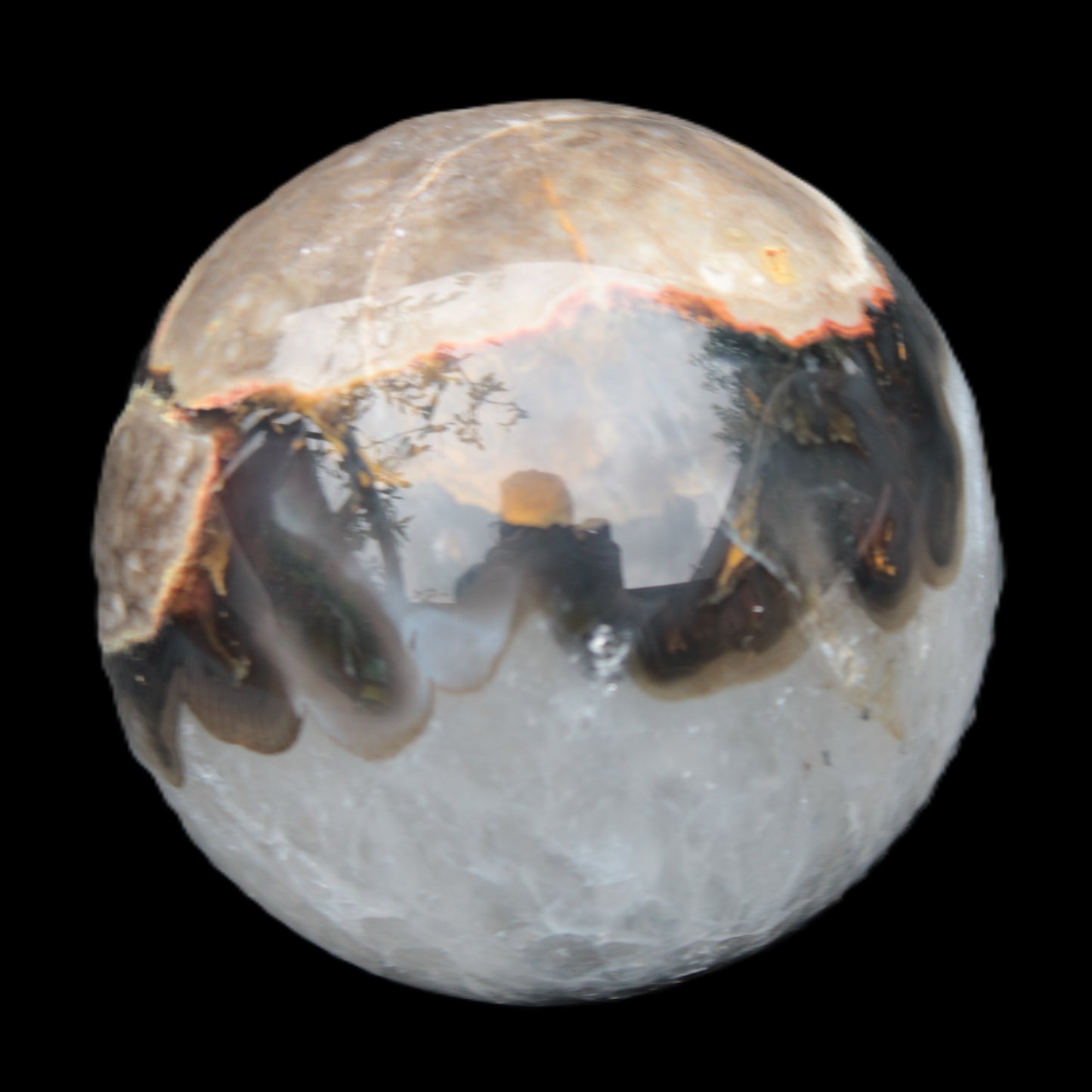 Volcano Agate sphere 63mm 362g Rocks and Things