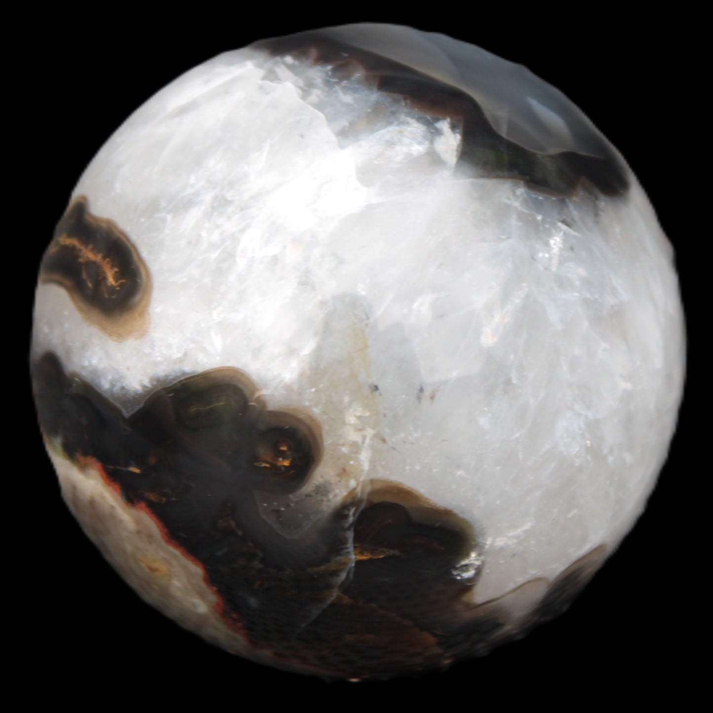 Volcano Agate sphere 63mm 362g Rocks and Things