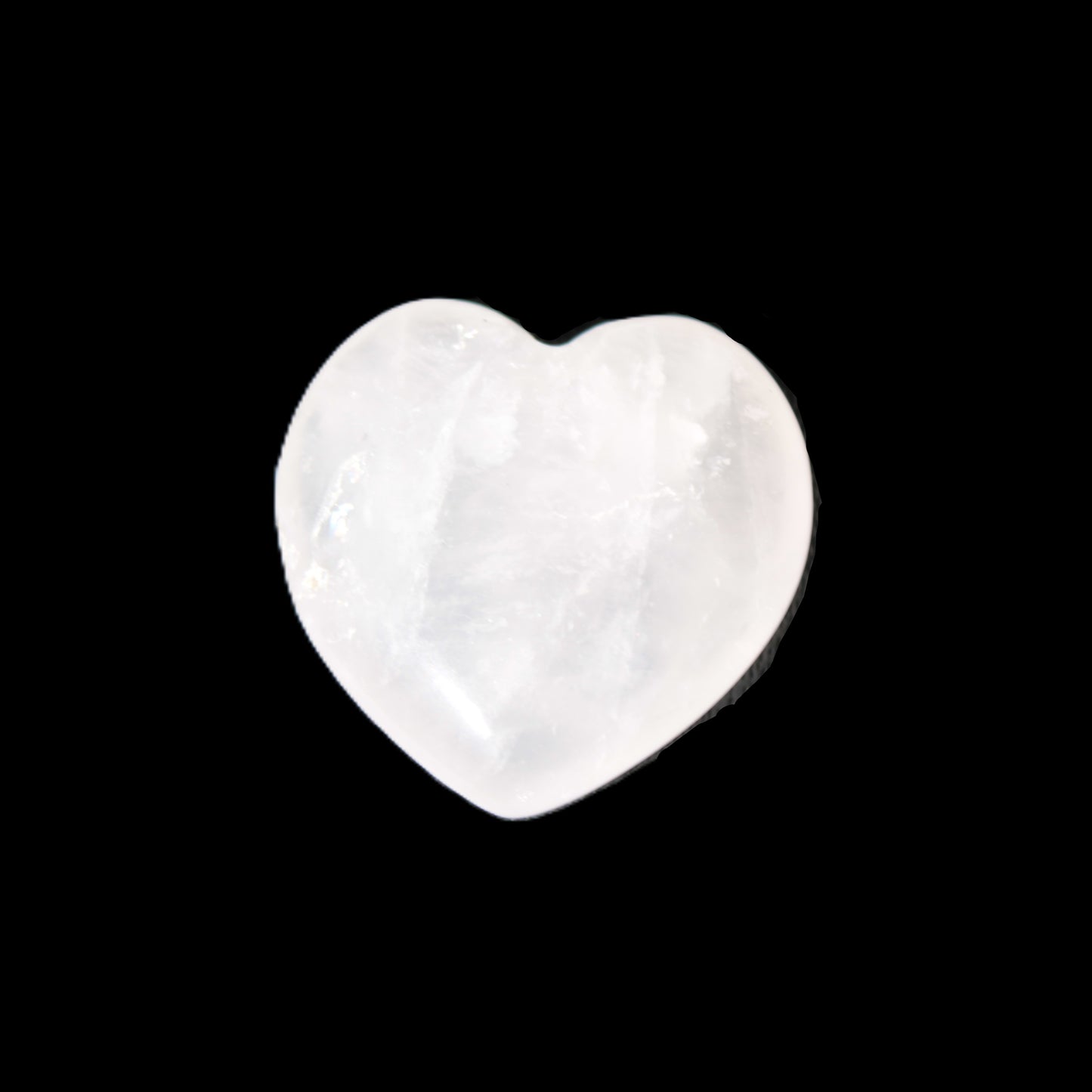Small Rose Quartz heart 20-25mm 3.5-4.0g