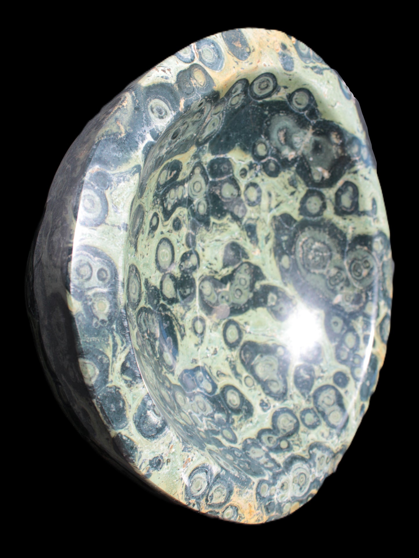 Kambaba Jasper bowl 187*56/66mm 2960g Rocks and Things Store