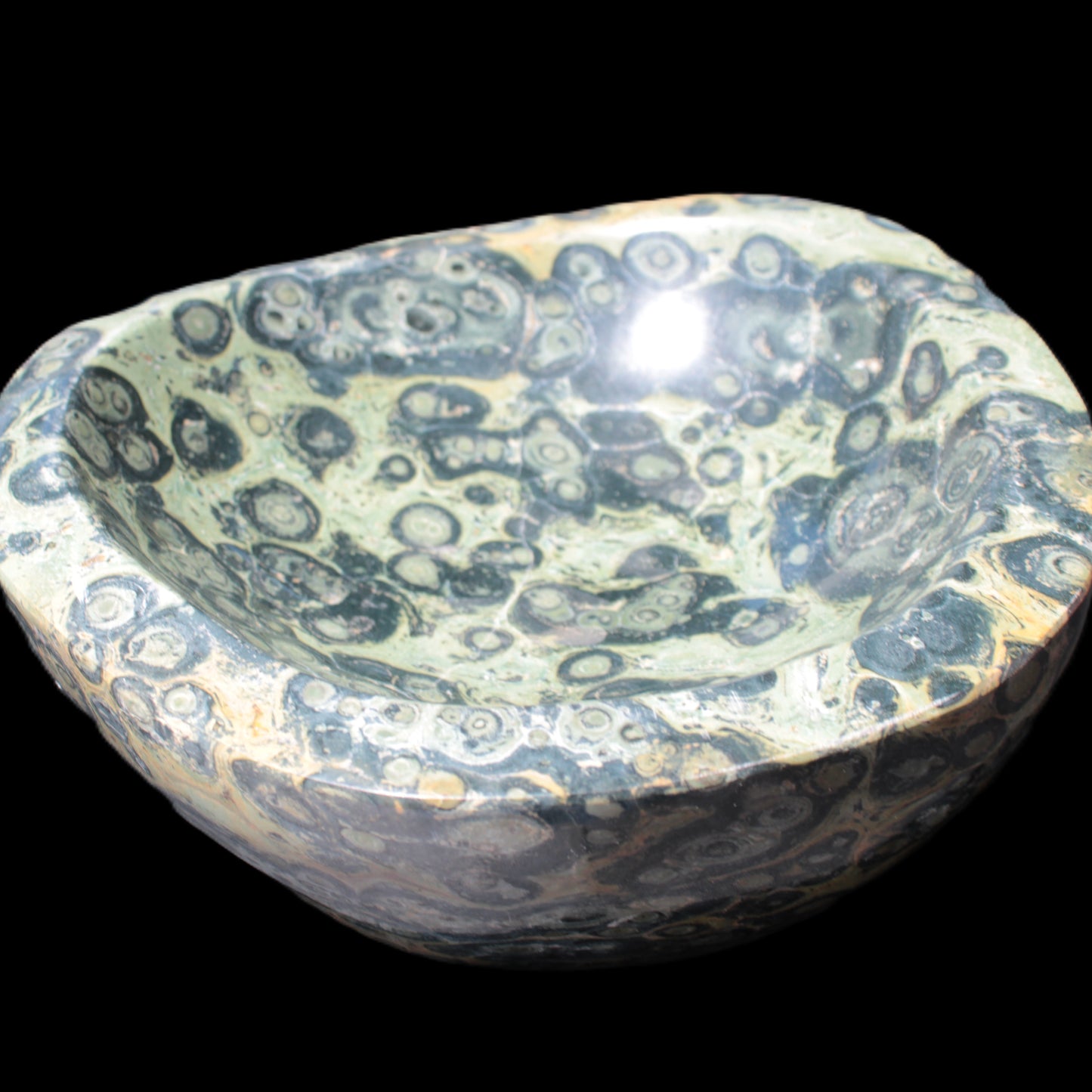 Kambaba Jasper bowl 187*56/66mm 2960g Rocks and Things Store