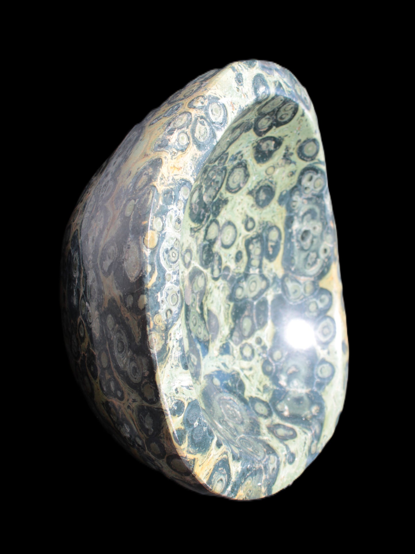 Kambaba Jasper bowl 187*56/66mm 2960g Rocks and Things Store