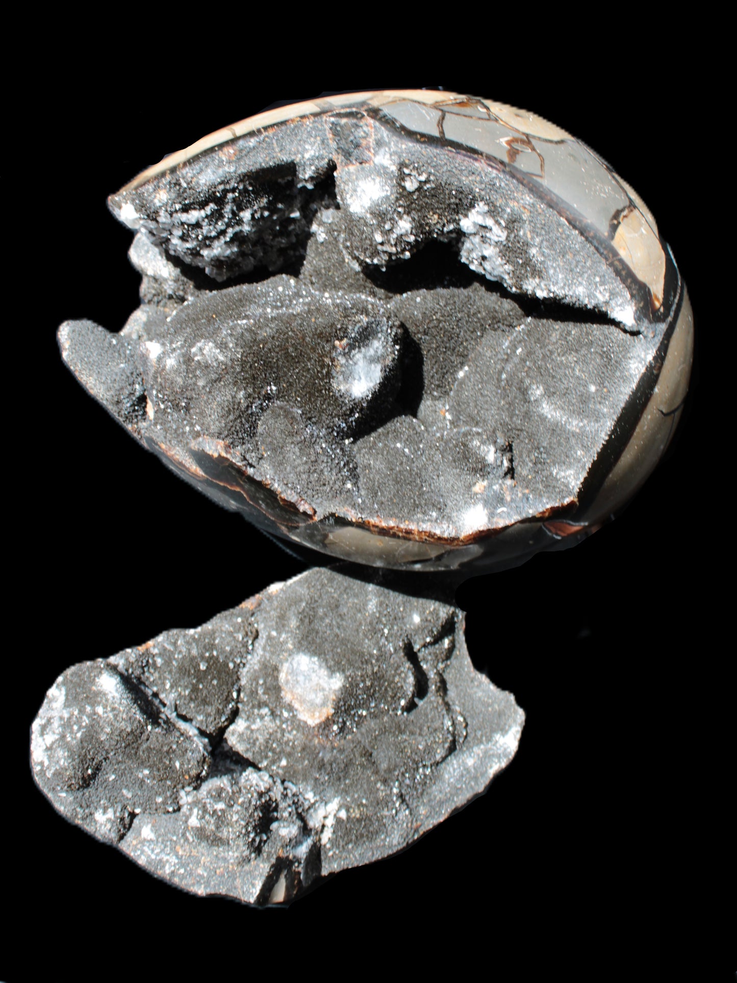 Stunning Septarian Dragon Stone cathedral geode 220*168*146mm 7980g Rocks and Things Store