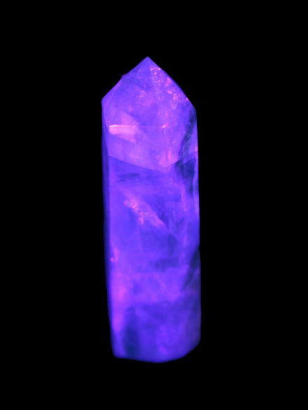 Green and Blue Fluorite obelisk 30*35*112mm 250g