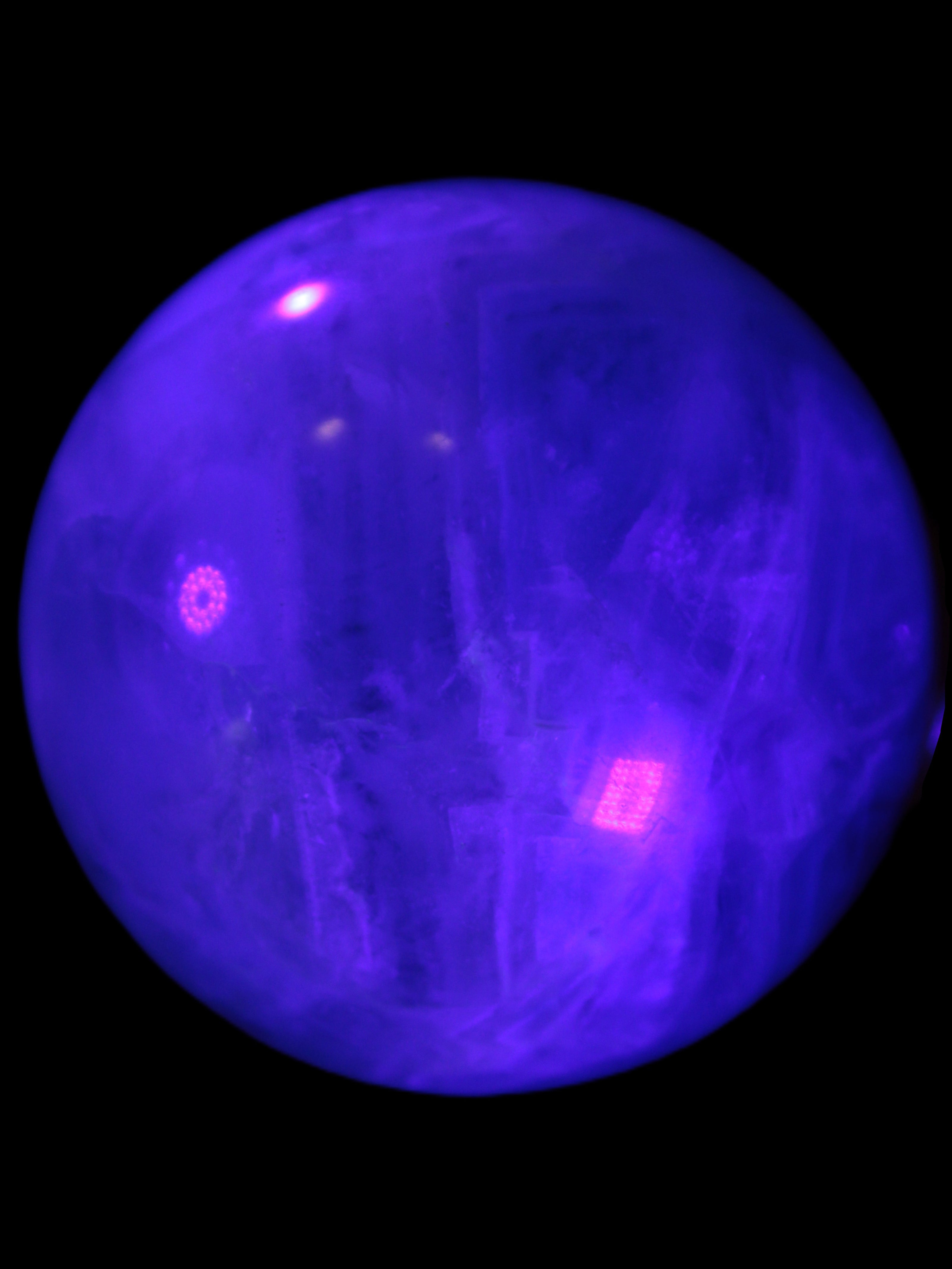 Rainbow Fluorite sphere 58mm 405g