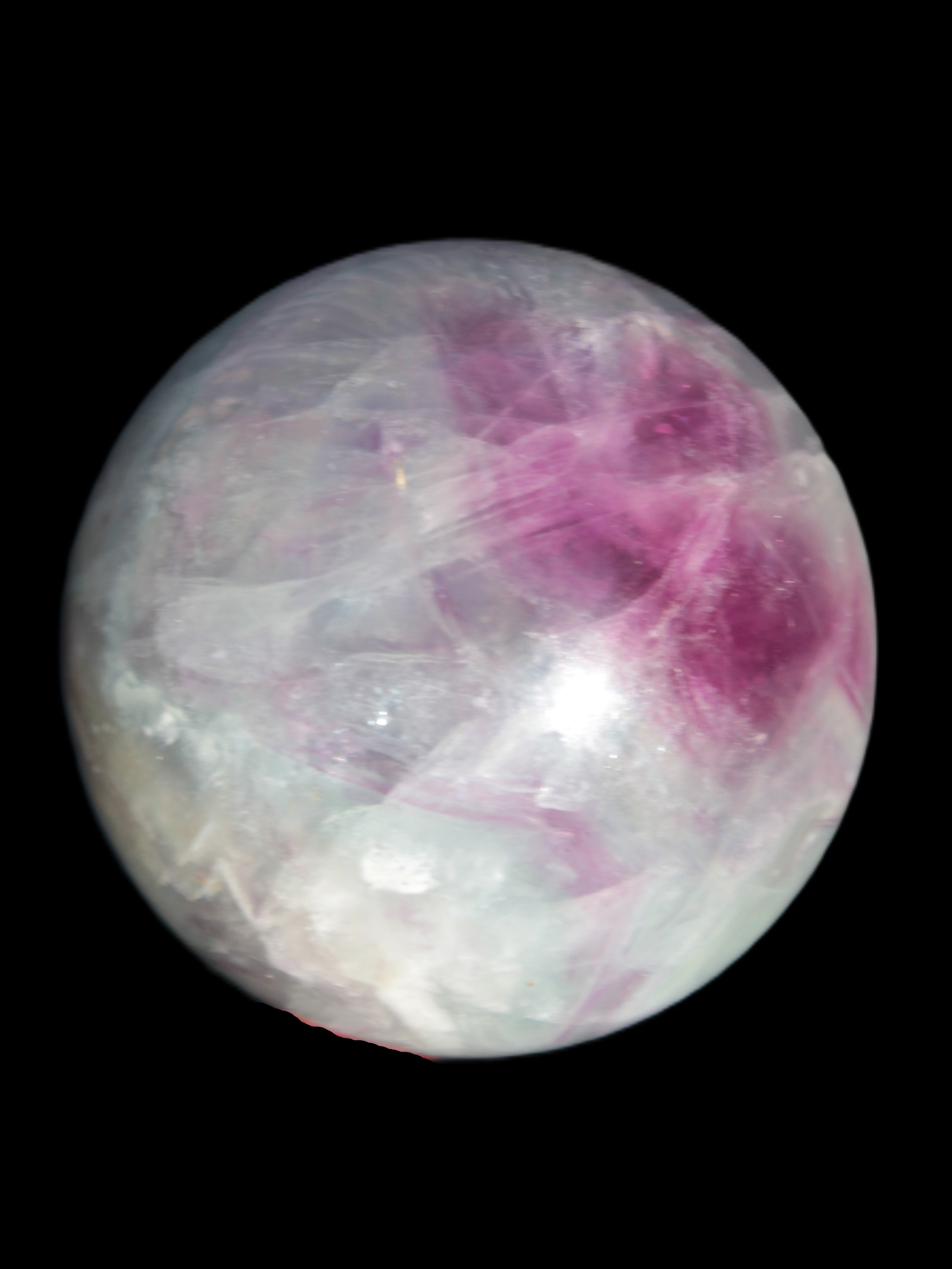 Rainbow Fluorite sphere 58mm 405g