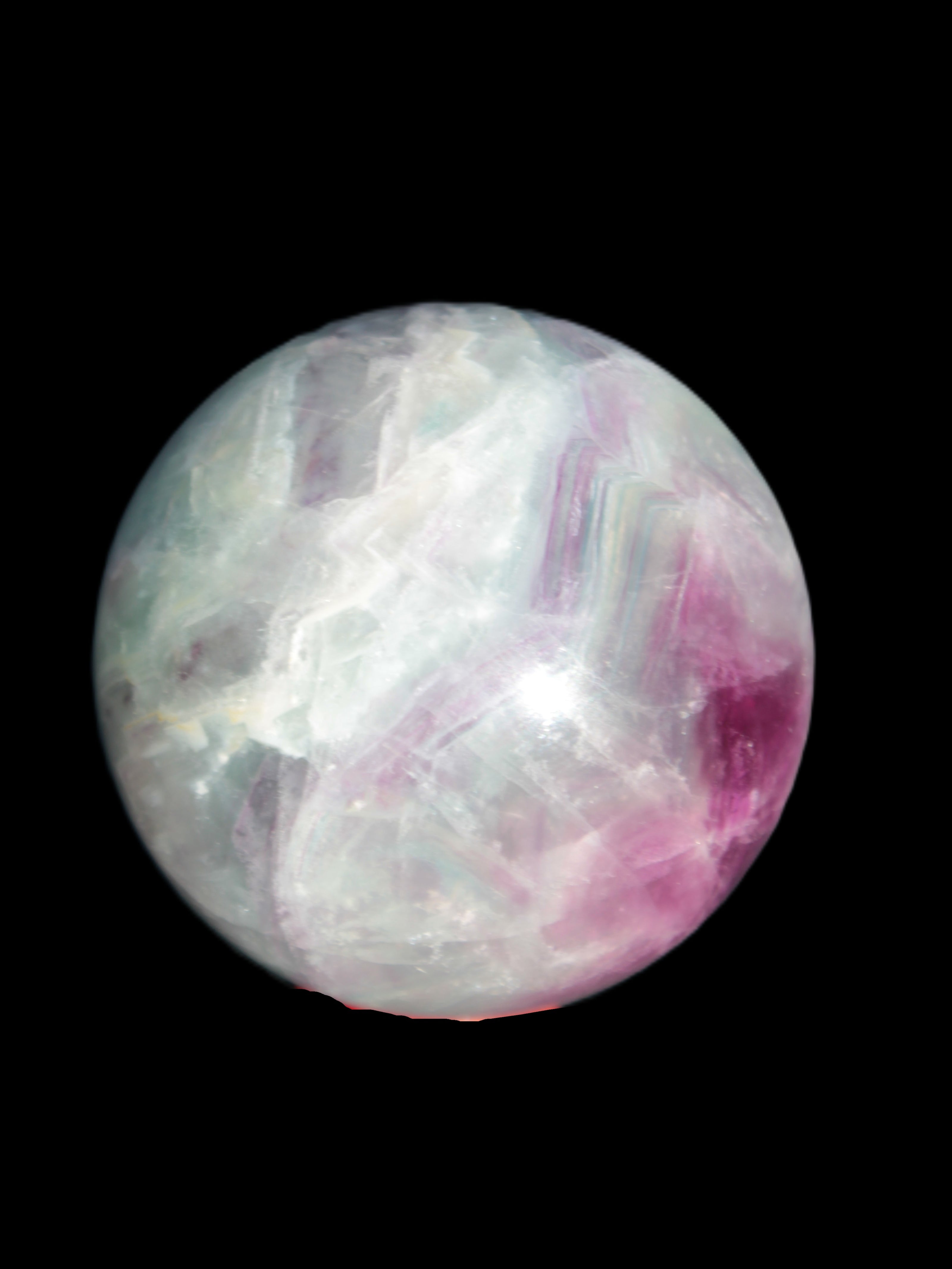 Rainbow Fluorite sphere 58mm 405g