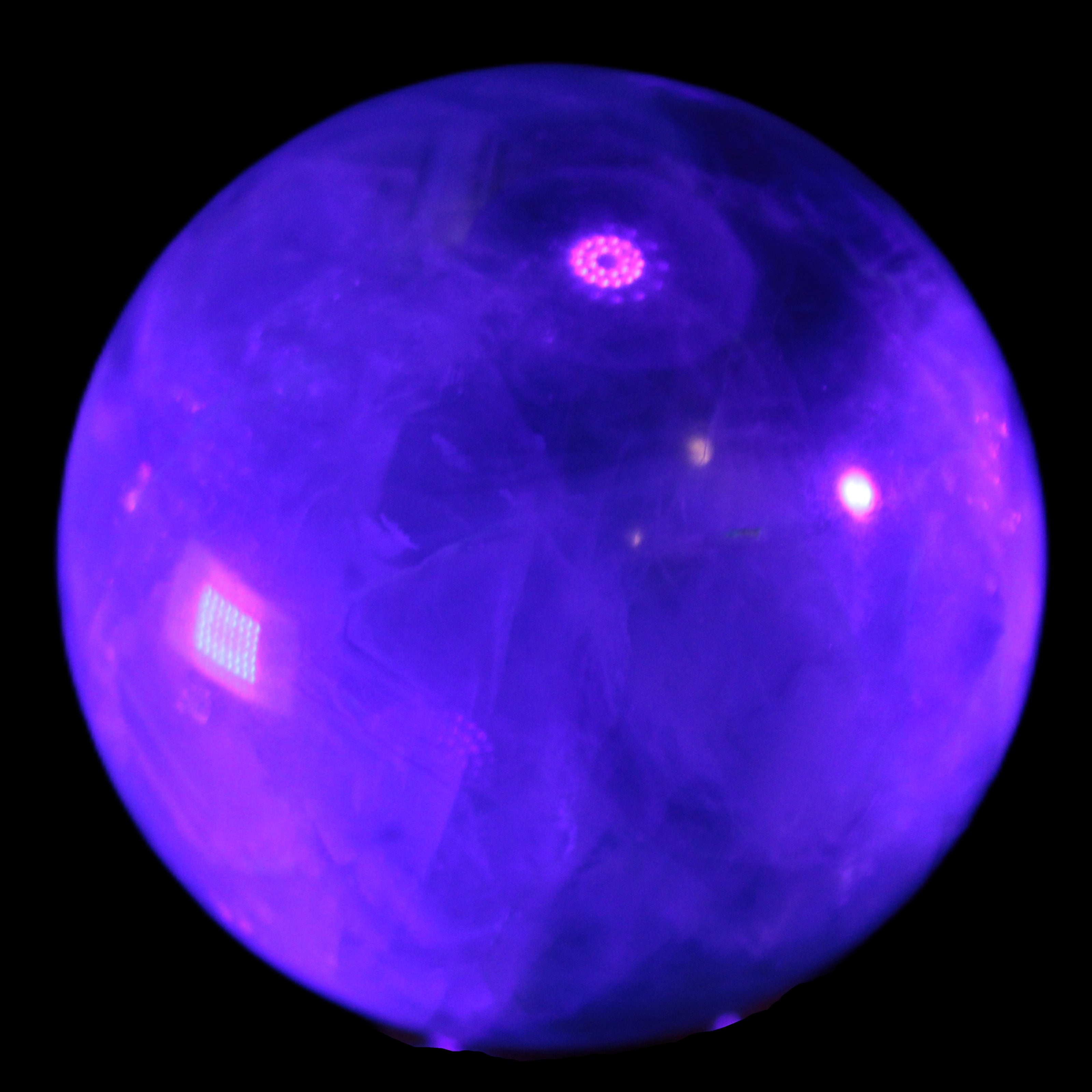 Rainbow Fluorite sphere 58mm 405g