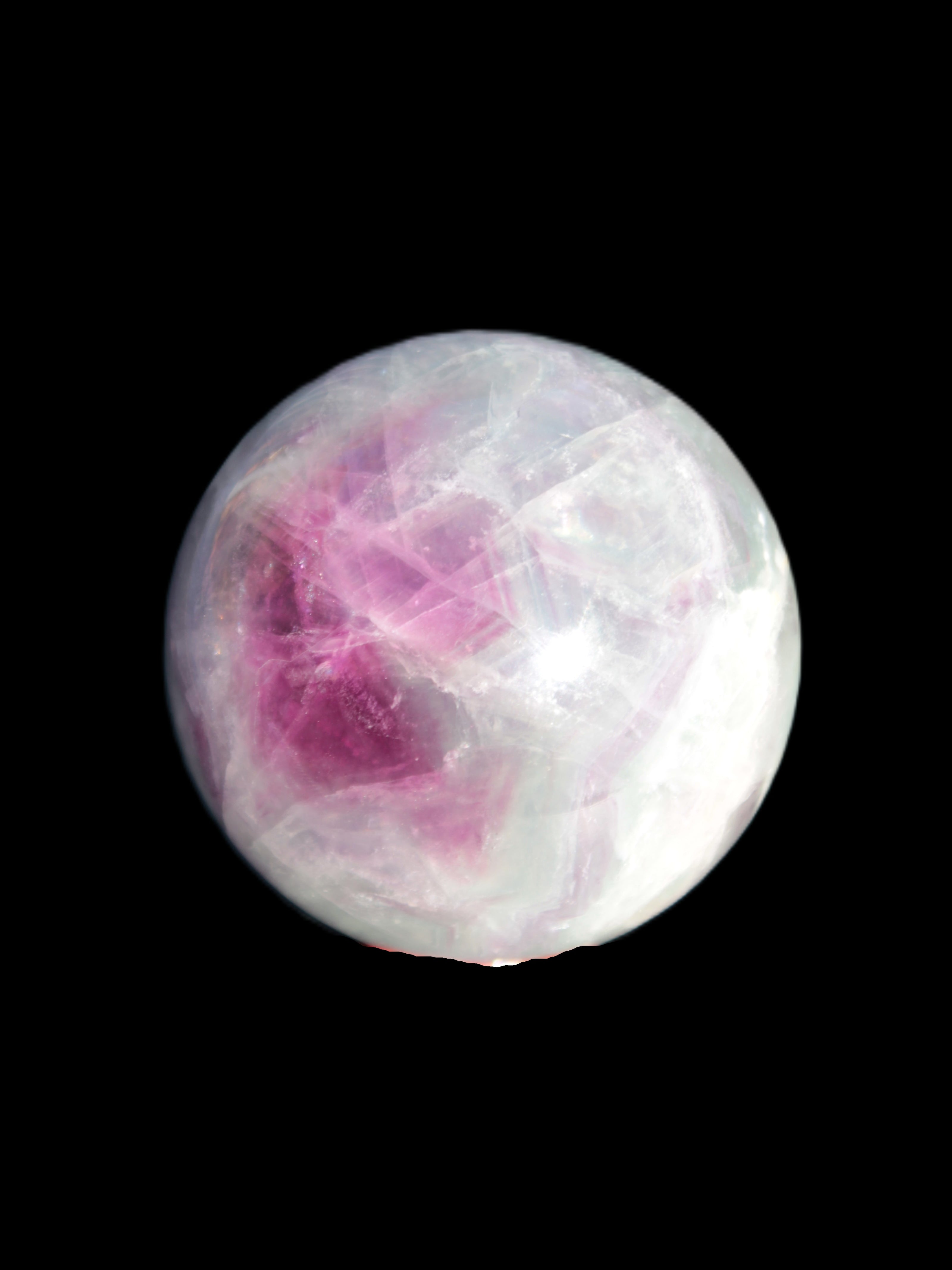 Rainbow Fluorite sphere 58mm 405g