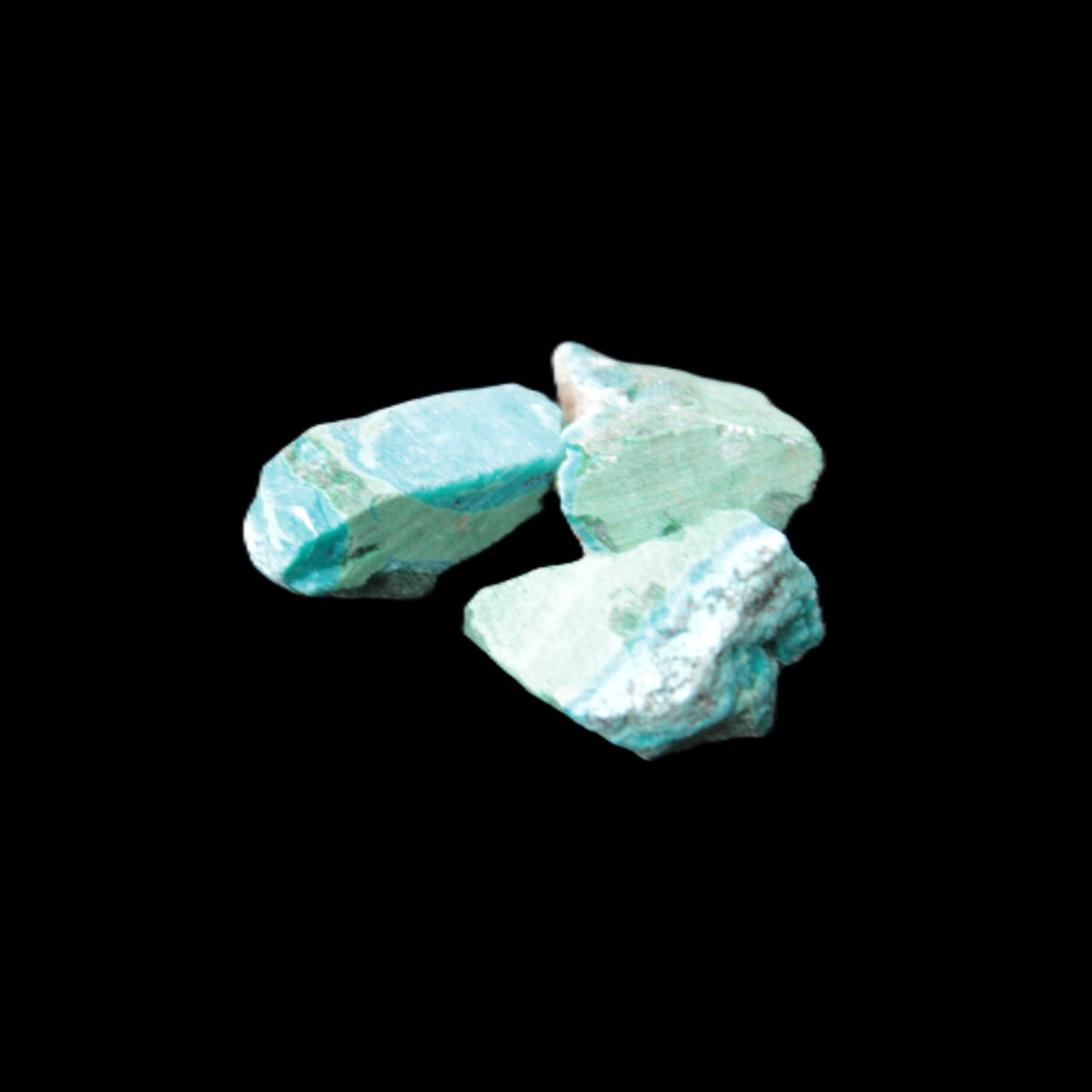 Chrysocolla Shattuckite Malachite 3 natural stones 10g Rocks and Things Store