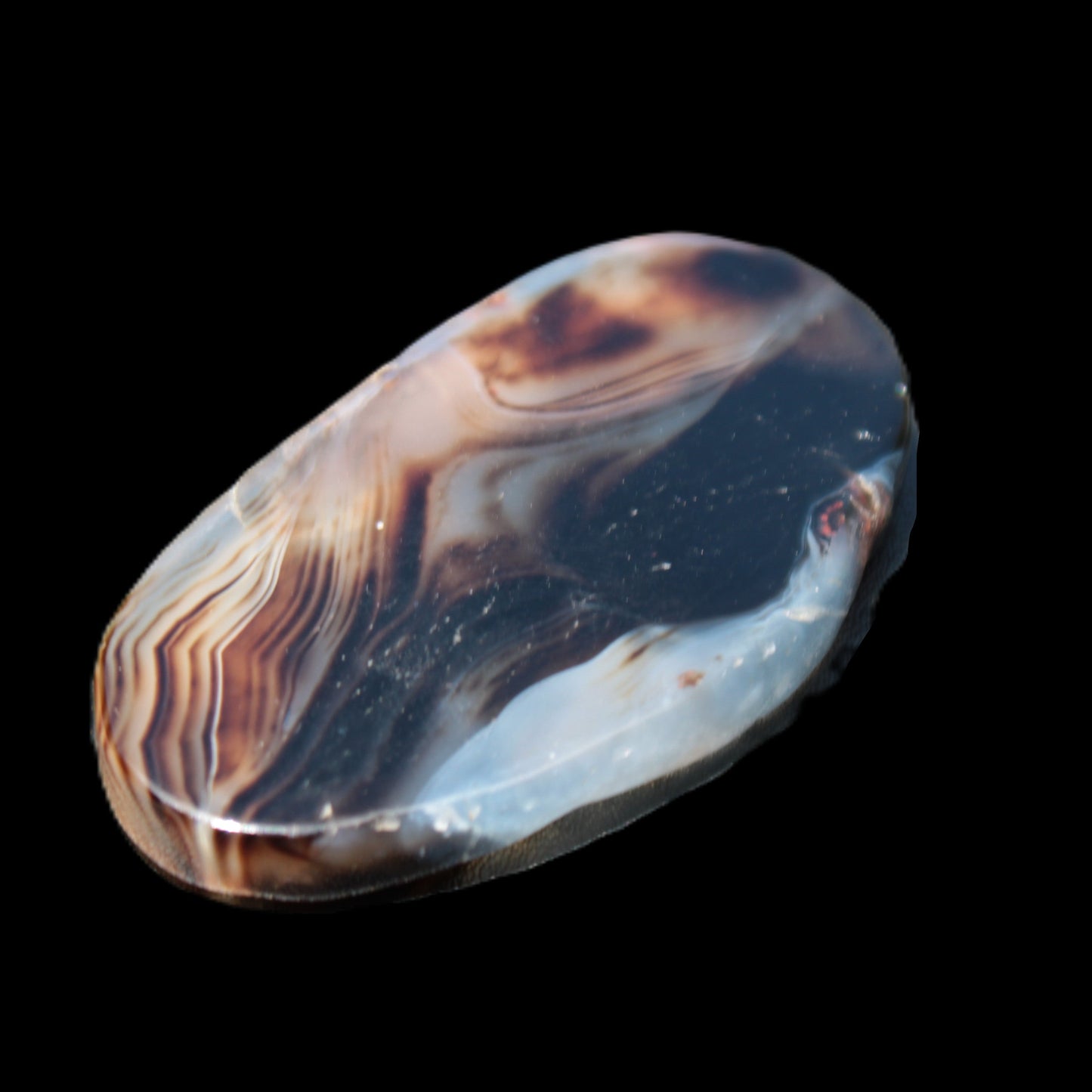 Crazy Lace Agate from Madagascar slice 50*4*30mm 18.8g Rocks and Things Store