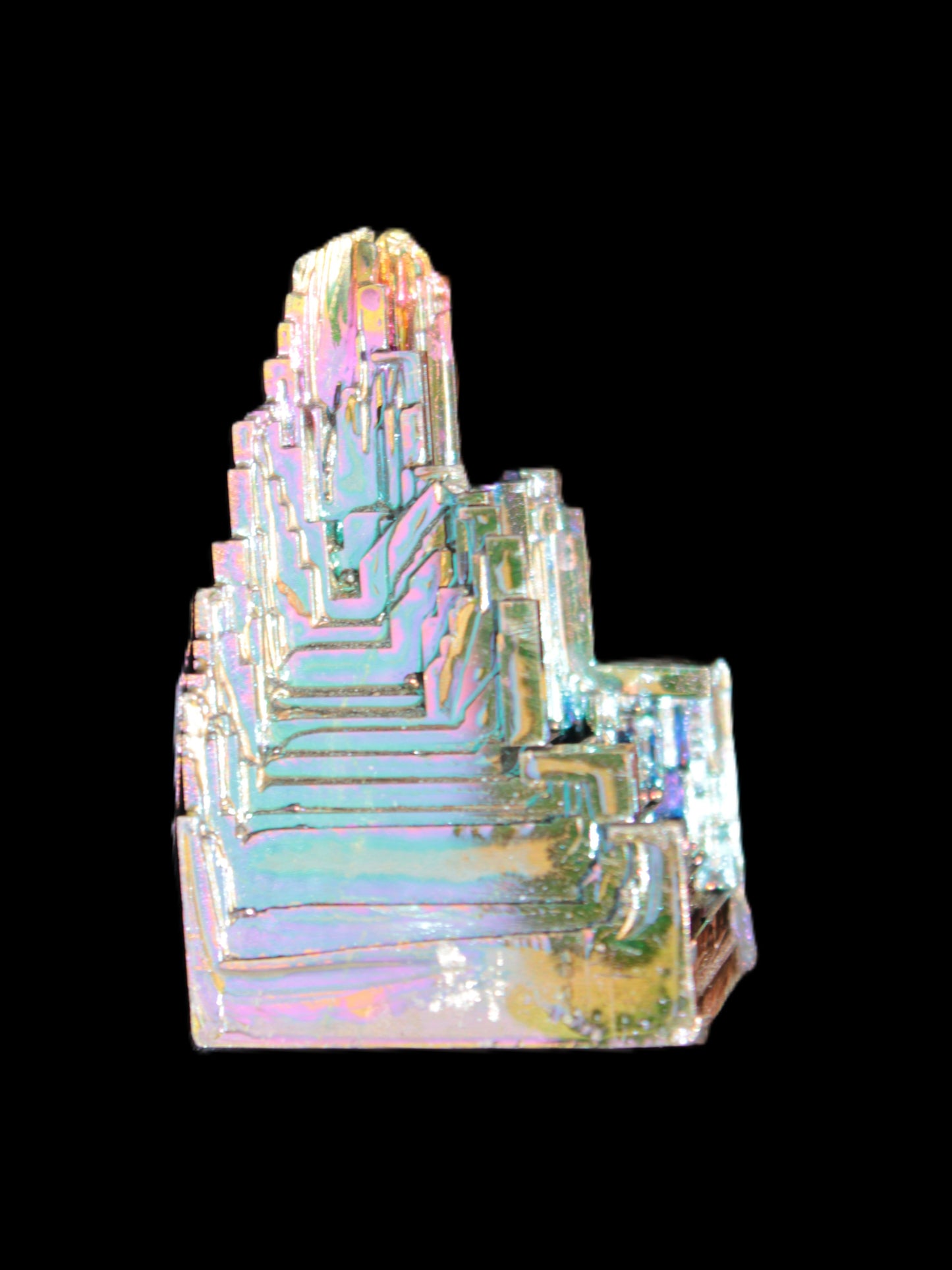 Bismuth castle crystal 28*40mm 56g