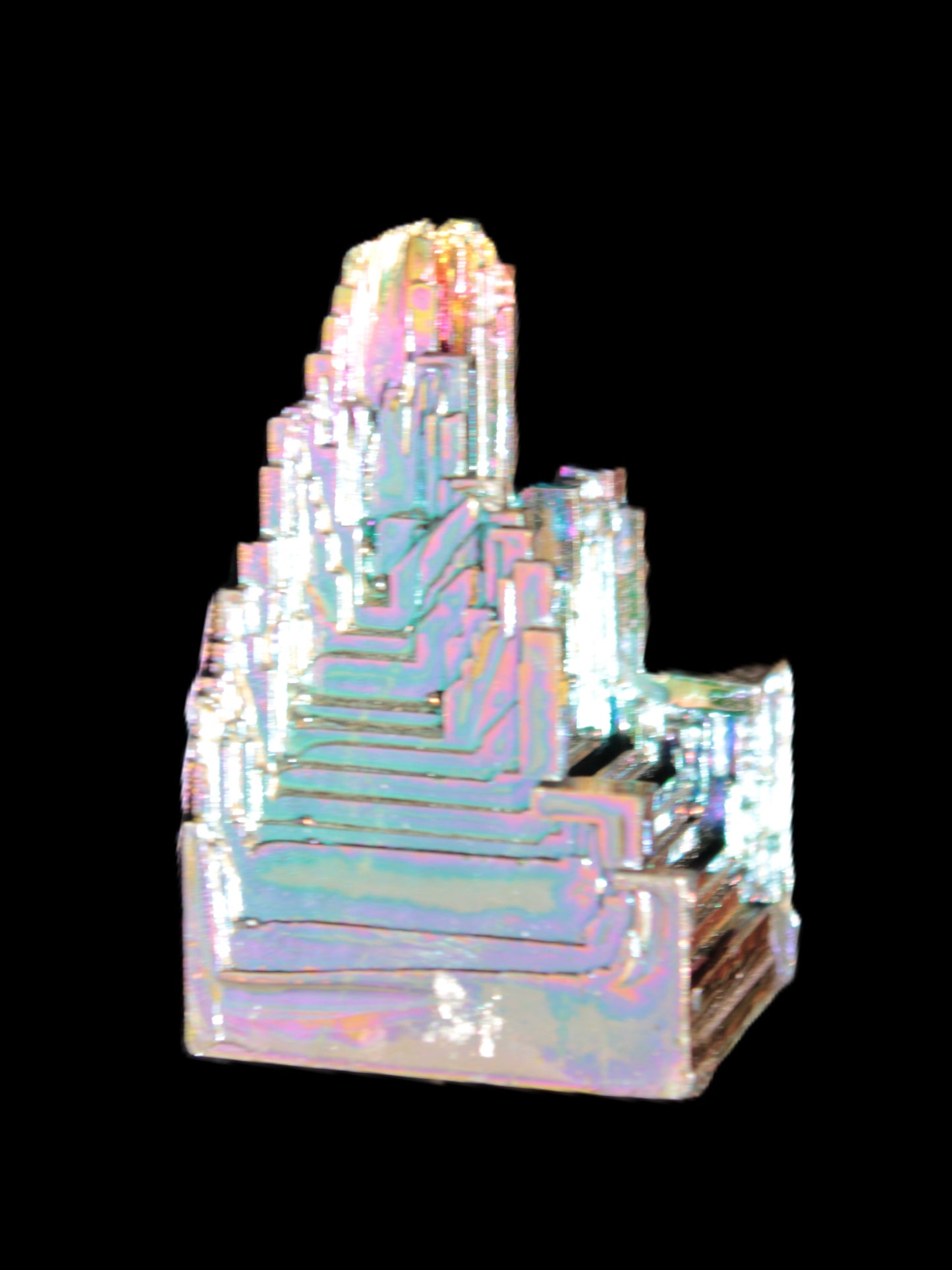 Bismuth castle crystal 28*40mm 56g