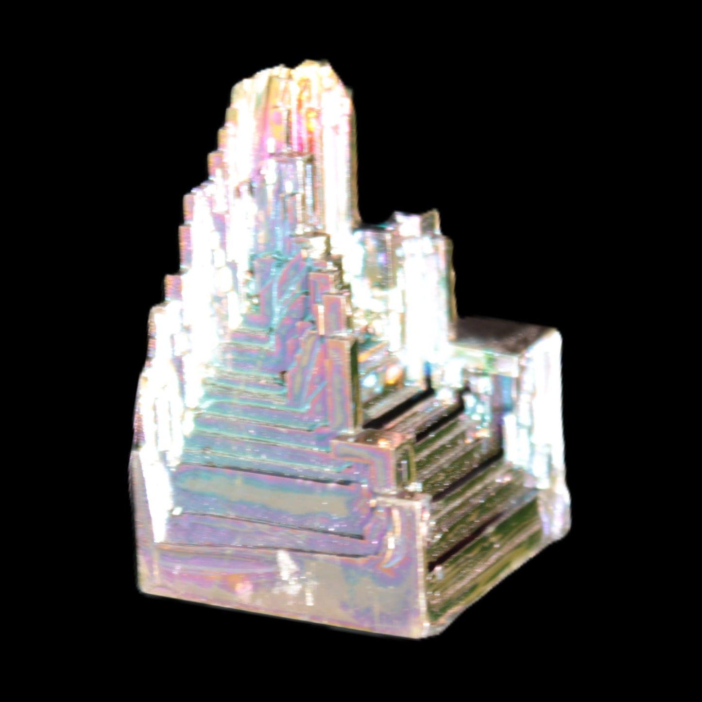 Bismuth castle crystal 28*40mm 56g