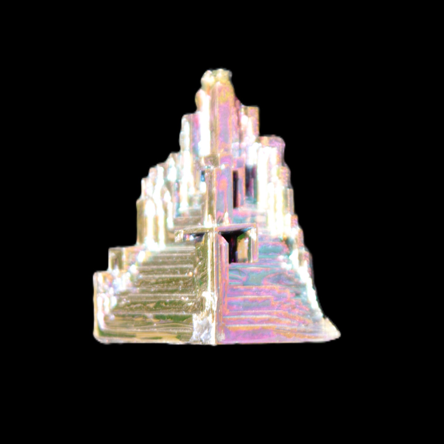Bismuth castle crystal 28*40mm 56g
