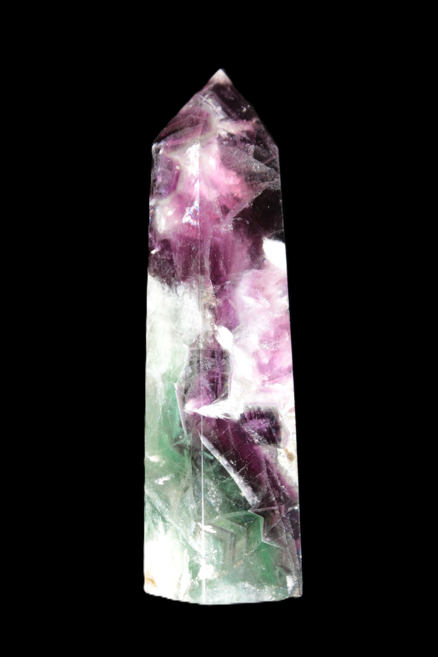 Feather Fluorite obelisk 100mm 178g Rocks and Things Store