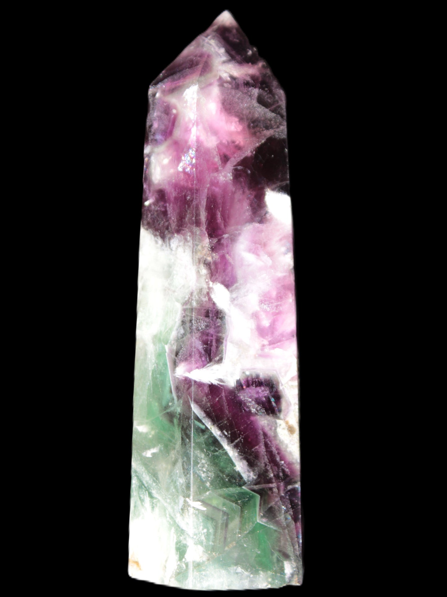 Feather Fluorite obelisk 100mm 178g Rocks and Things Store