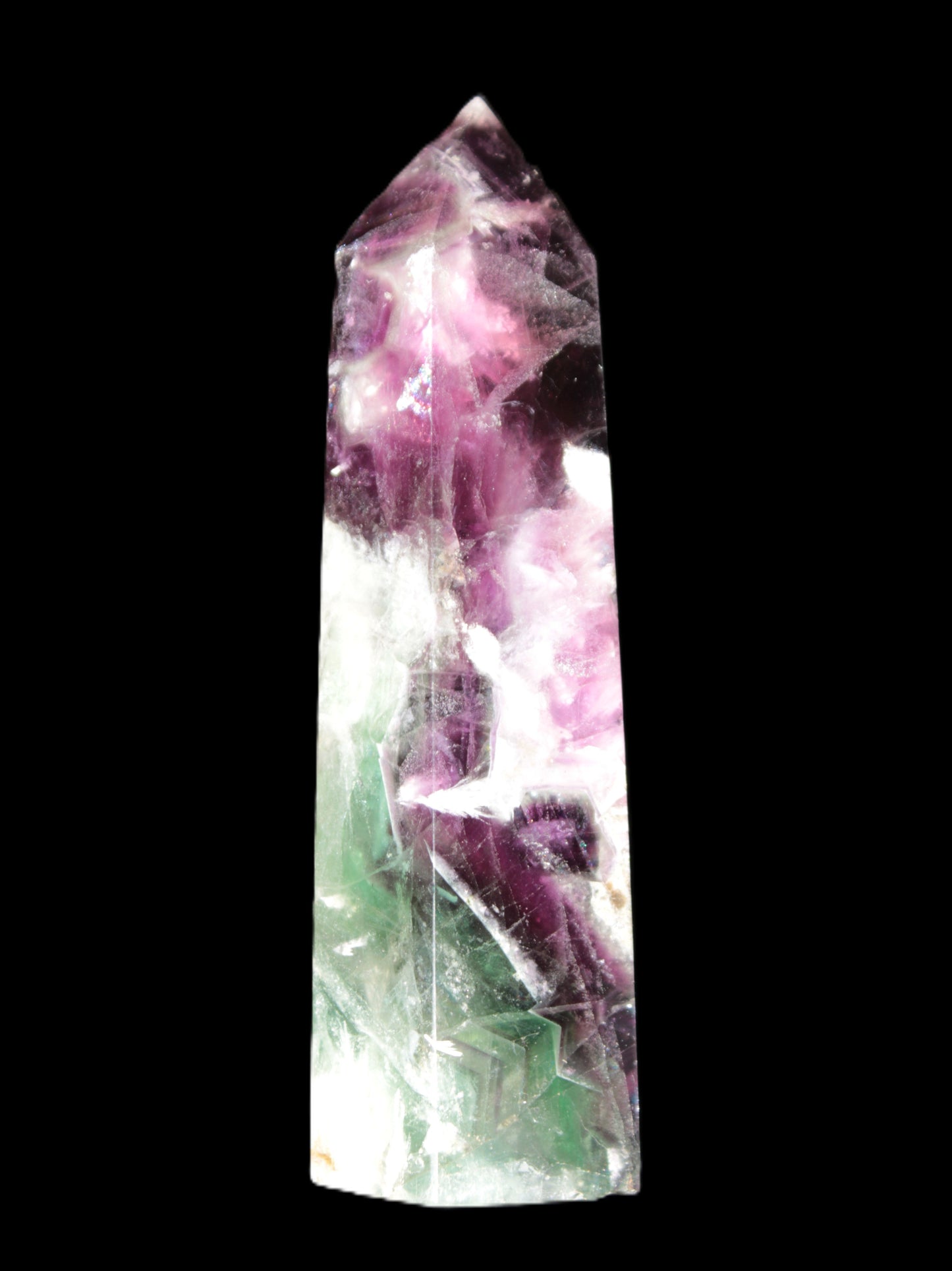 Feather Fluorite obelisk 100mm 178g Rocks and Things Store