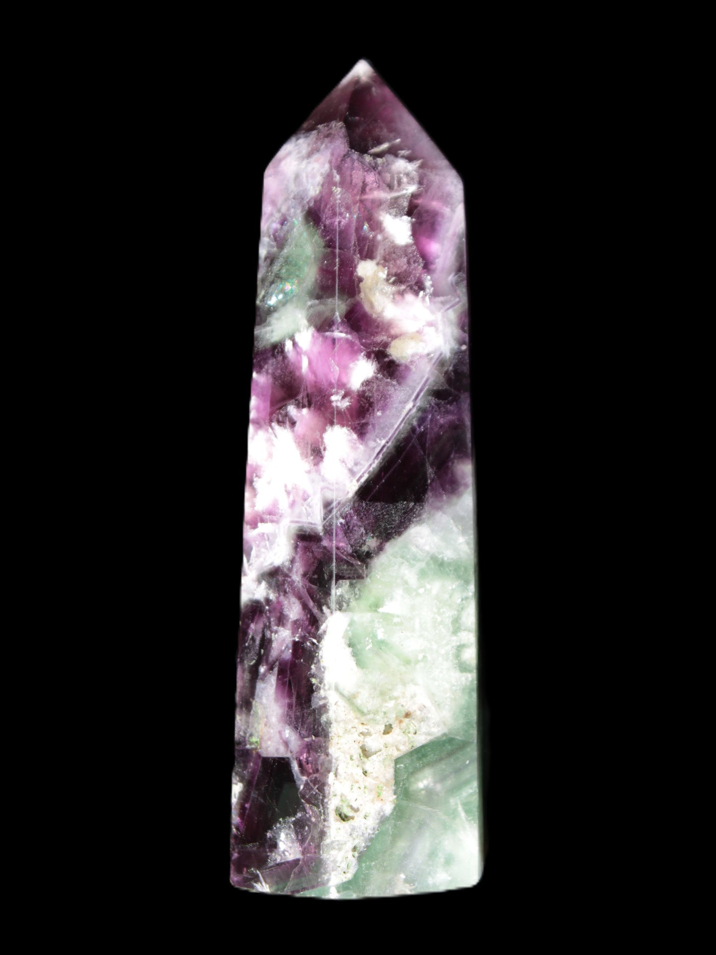 Feather Fluorite obelisk 100mm 178g Rocks and Things Store