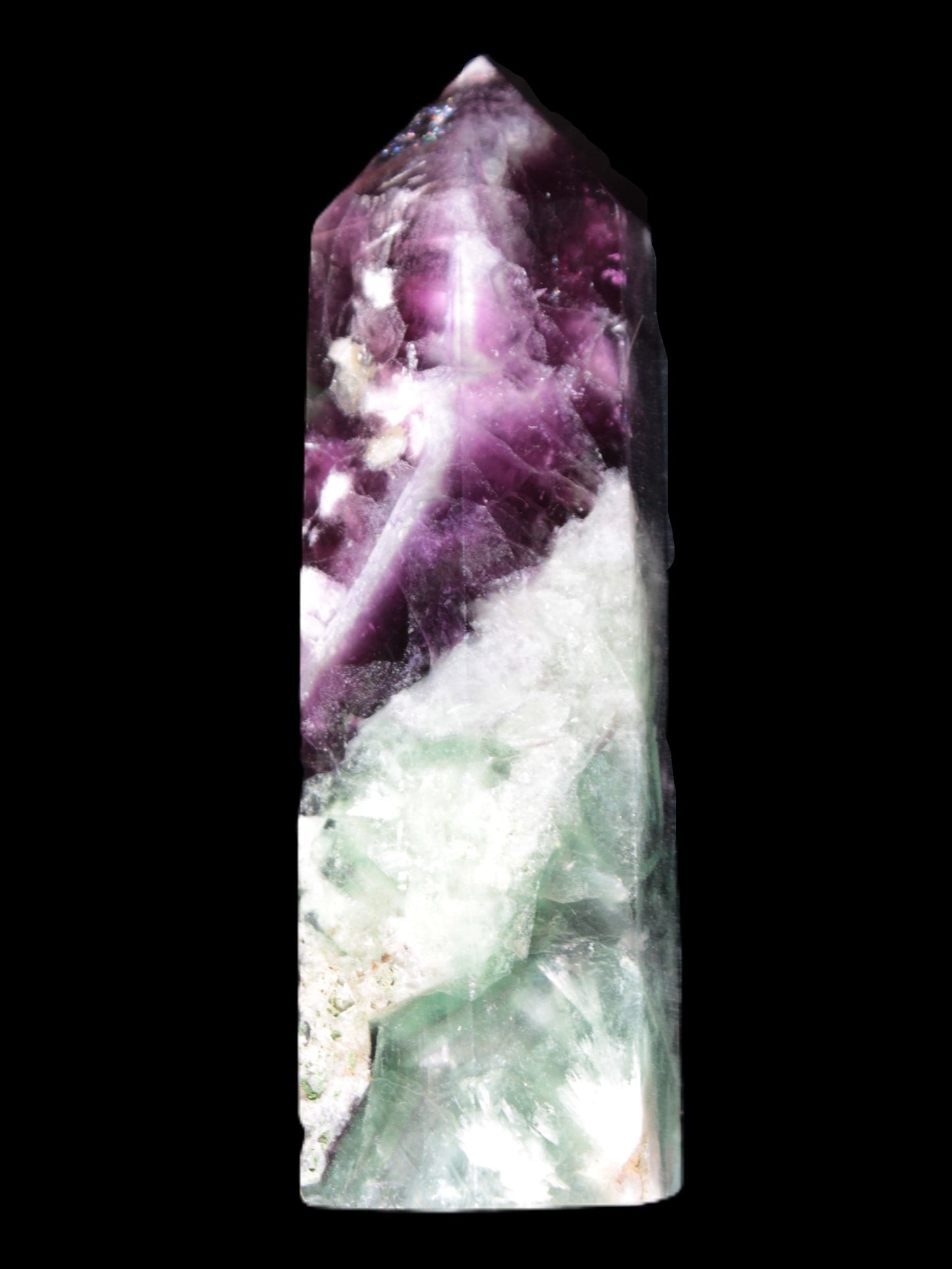 Feather Fluorite obelisk 100mm 178g Rocks and Things Store