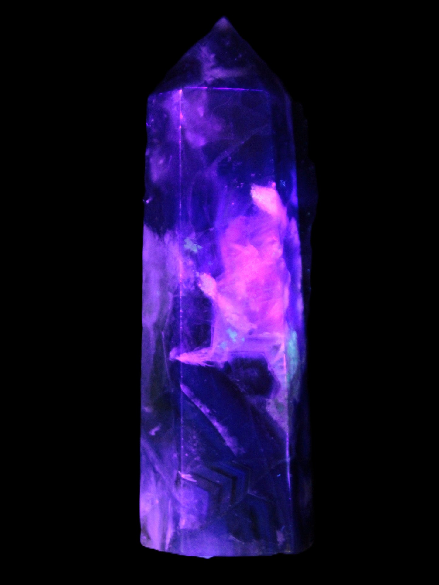 Feather Fluorite obelisk 100mm 178g Rocks and Things Store