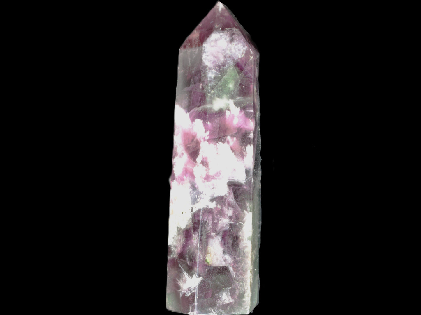 Feather Fluorite obelisk 100mm 178g Rocks and Things Store