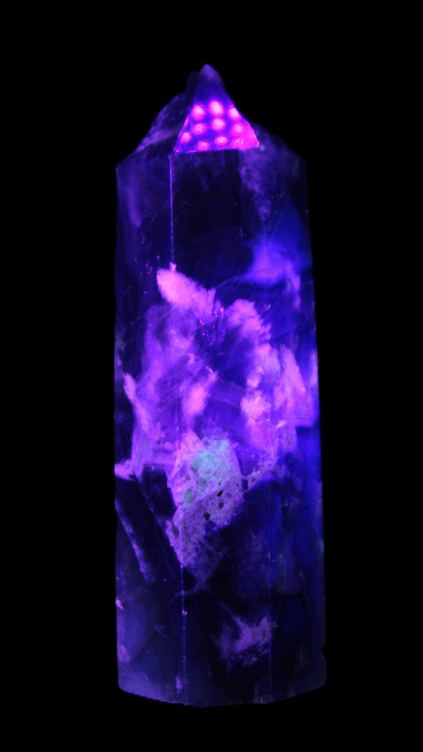 Feather Fluorite obelisk 100mm 178g Rocks and Things Store