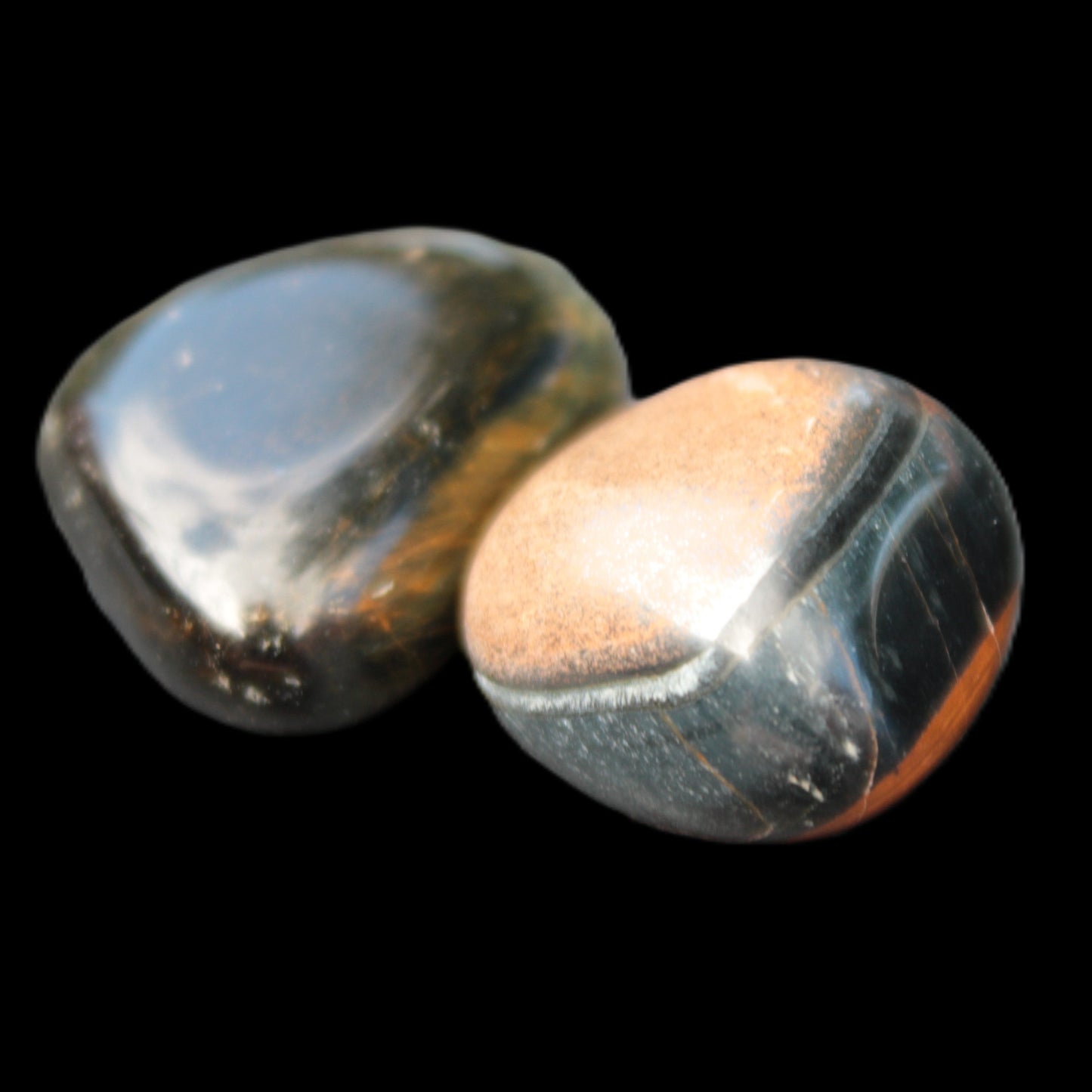 Blue Tigers Eye 2 stones 20g Rocks and Things Store