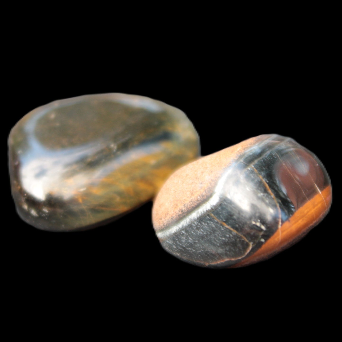 Blue Tigers Eye 2 stones 20g Rocks and Things Store