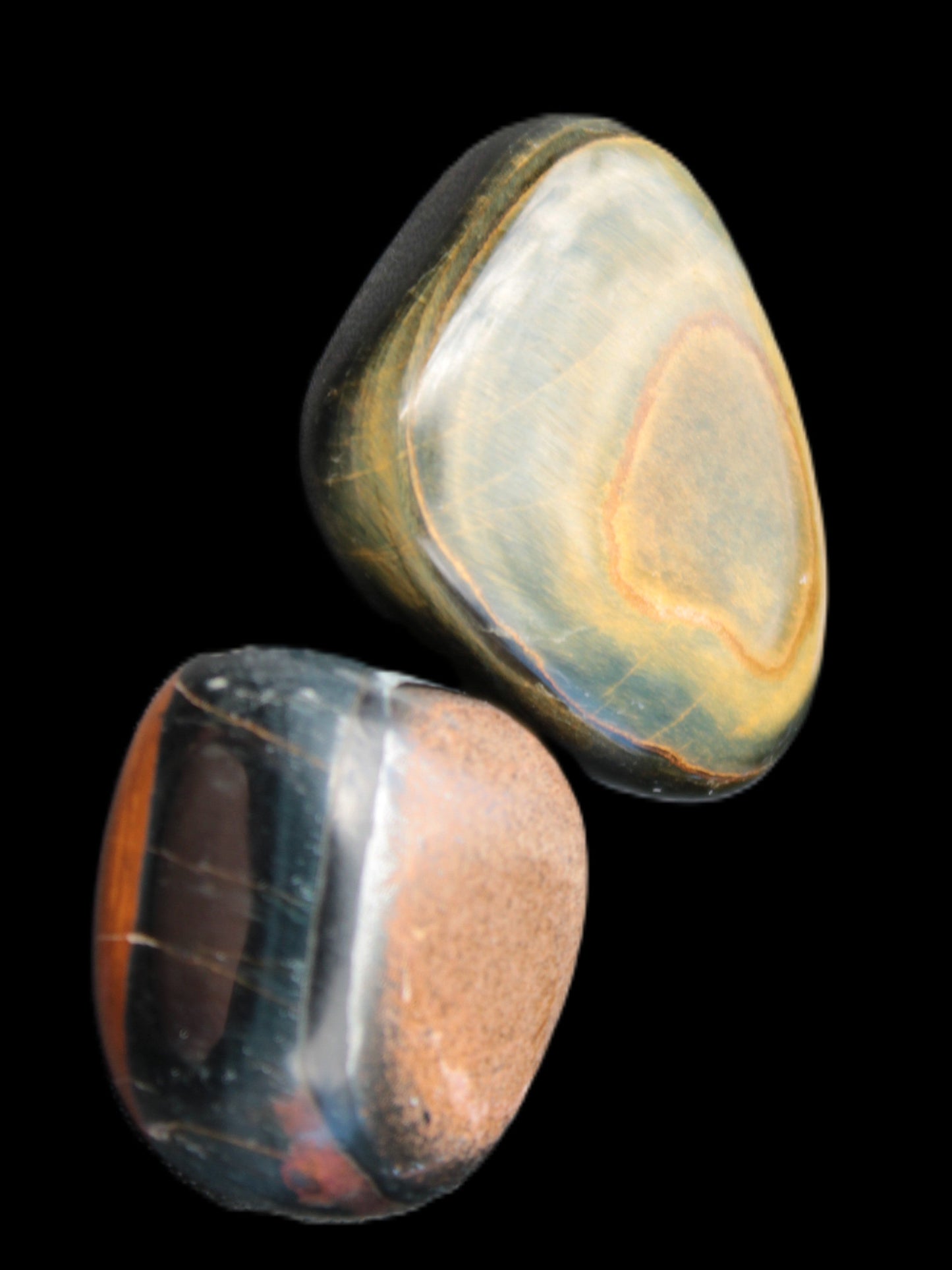 Blue Tigers Eye 2 stones 20g Rocks and Things Store