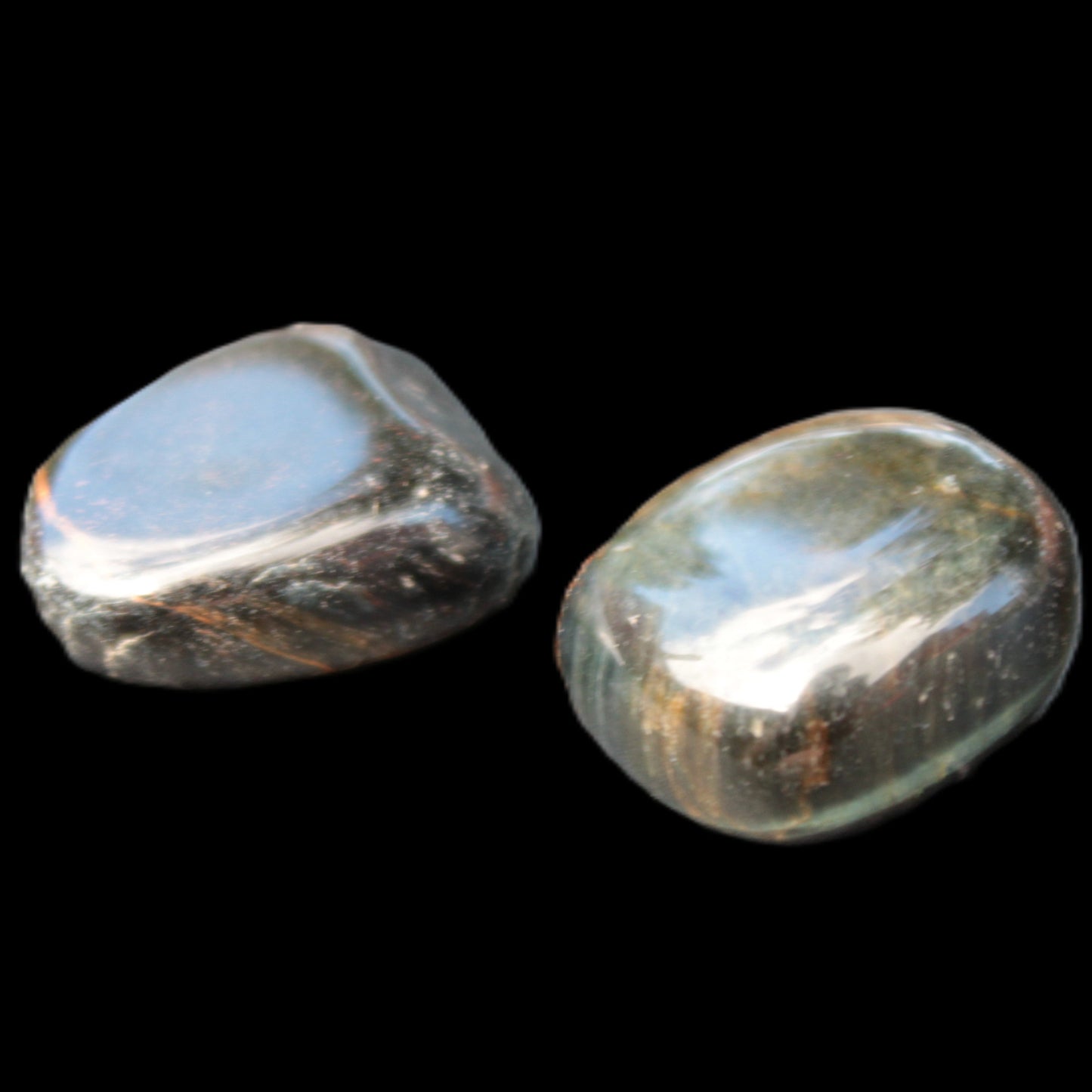 Blue Tigers Eye 2 stones 20g Rocks and Things Store