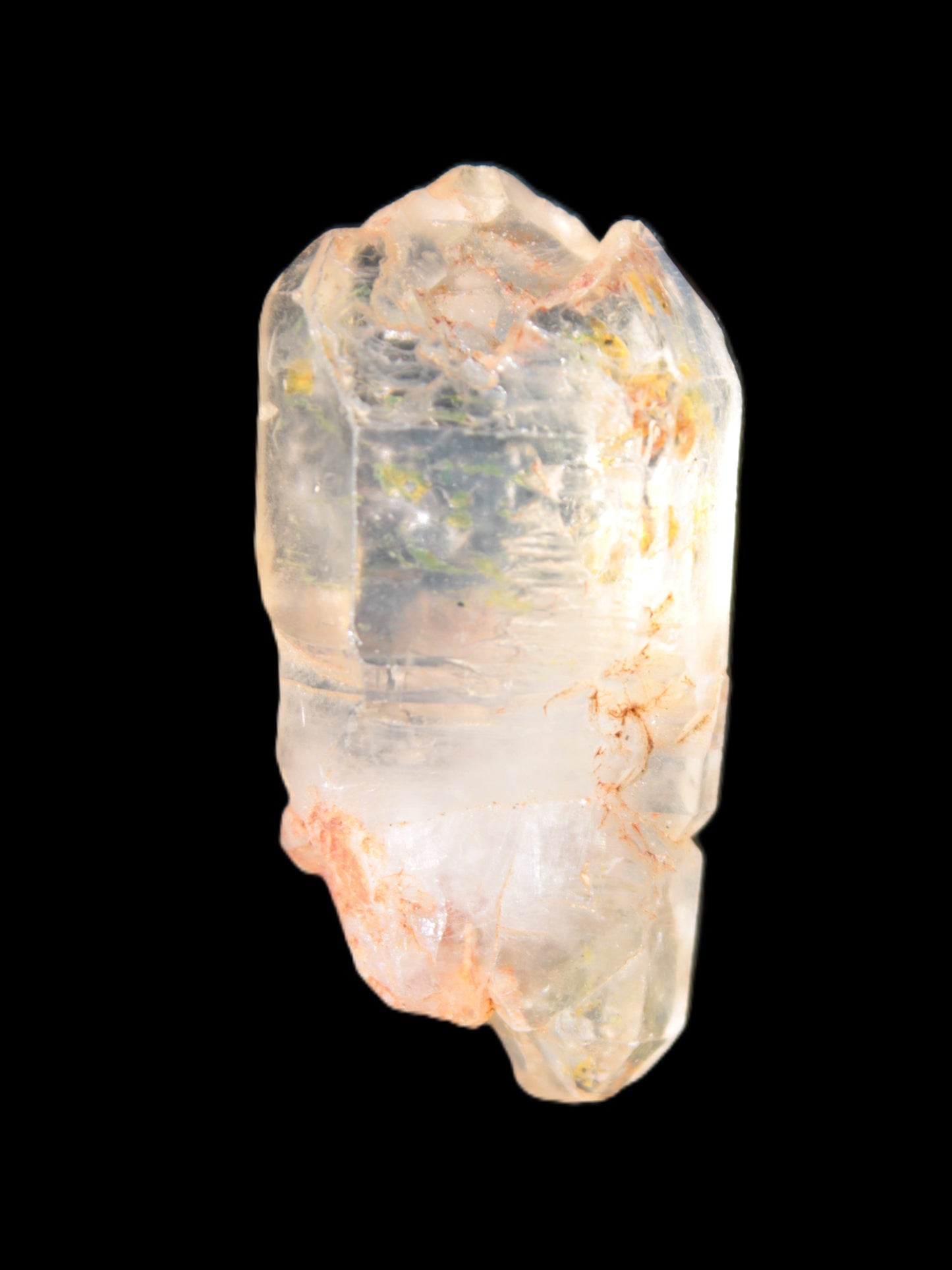 Fenster Crystal with hydrocarbons 36mm 10.6g in sunlight - Rocks and Things Store