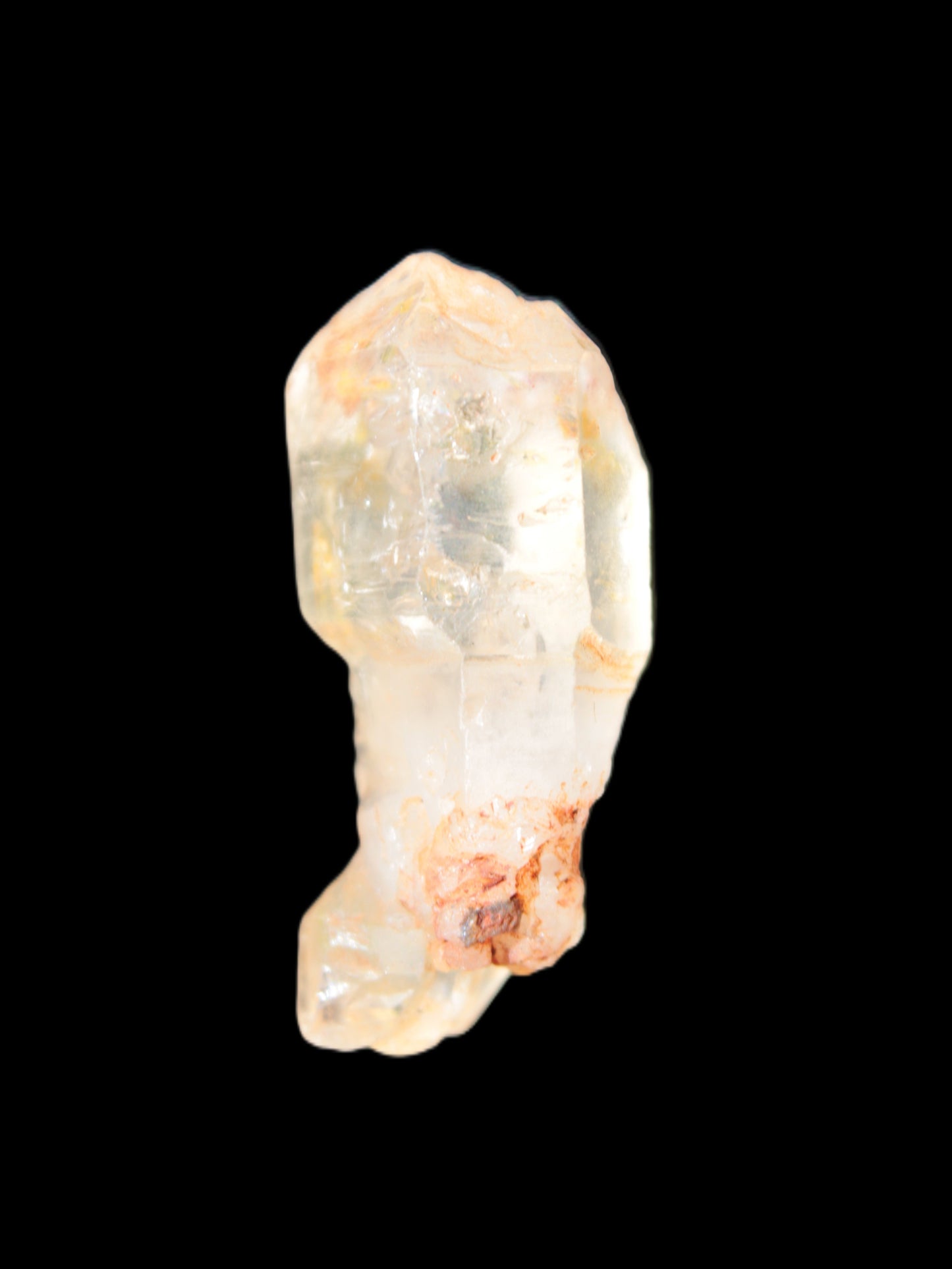 Fenster Crystal with hydrocarbons 36mm 10.6g in sunlight - Rocks and Things Store