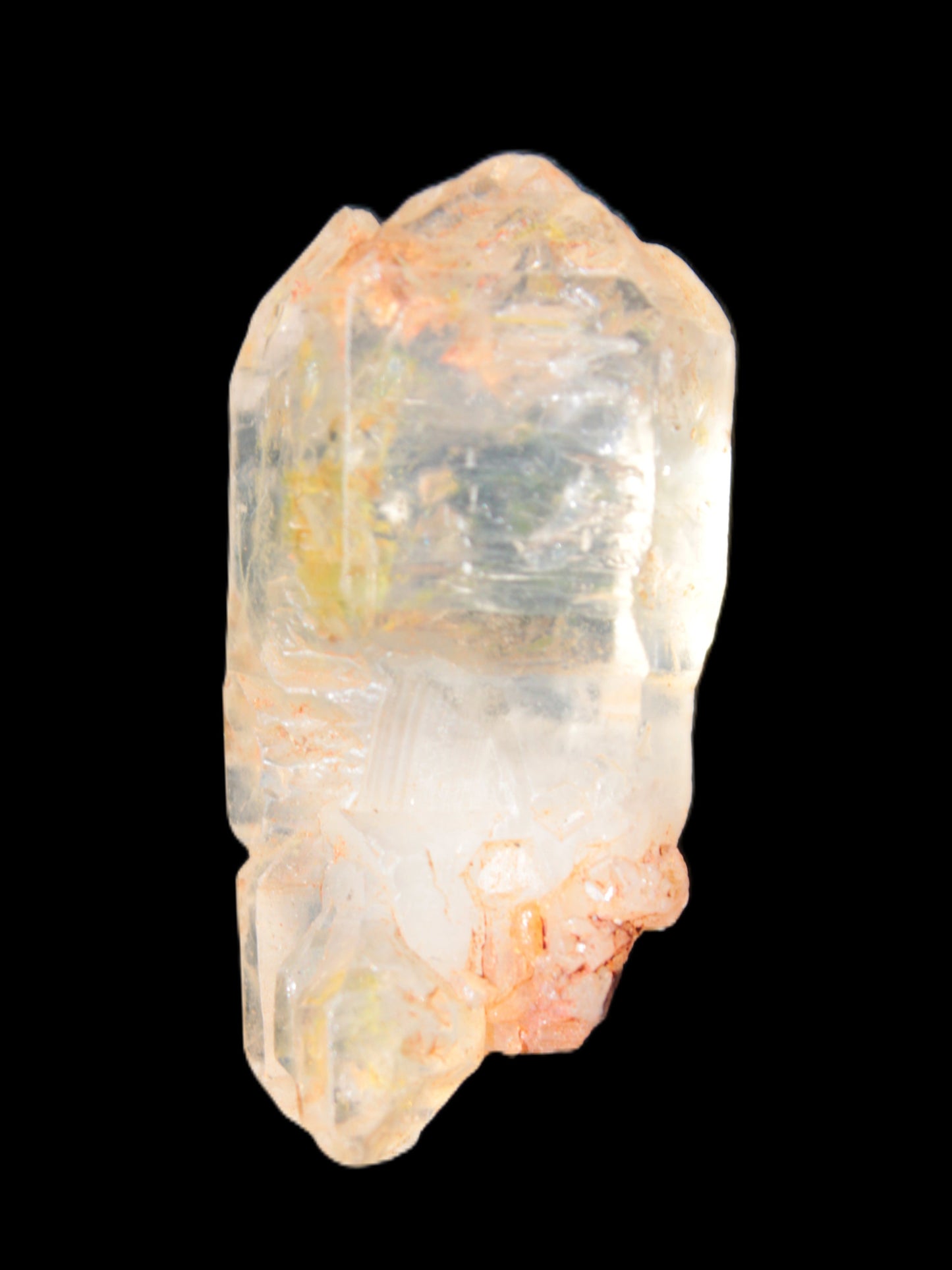 Fenster Crystal with hydrocarbons 36mm 10.6g in sunlight - Rocks and Things Store