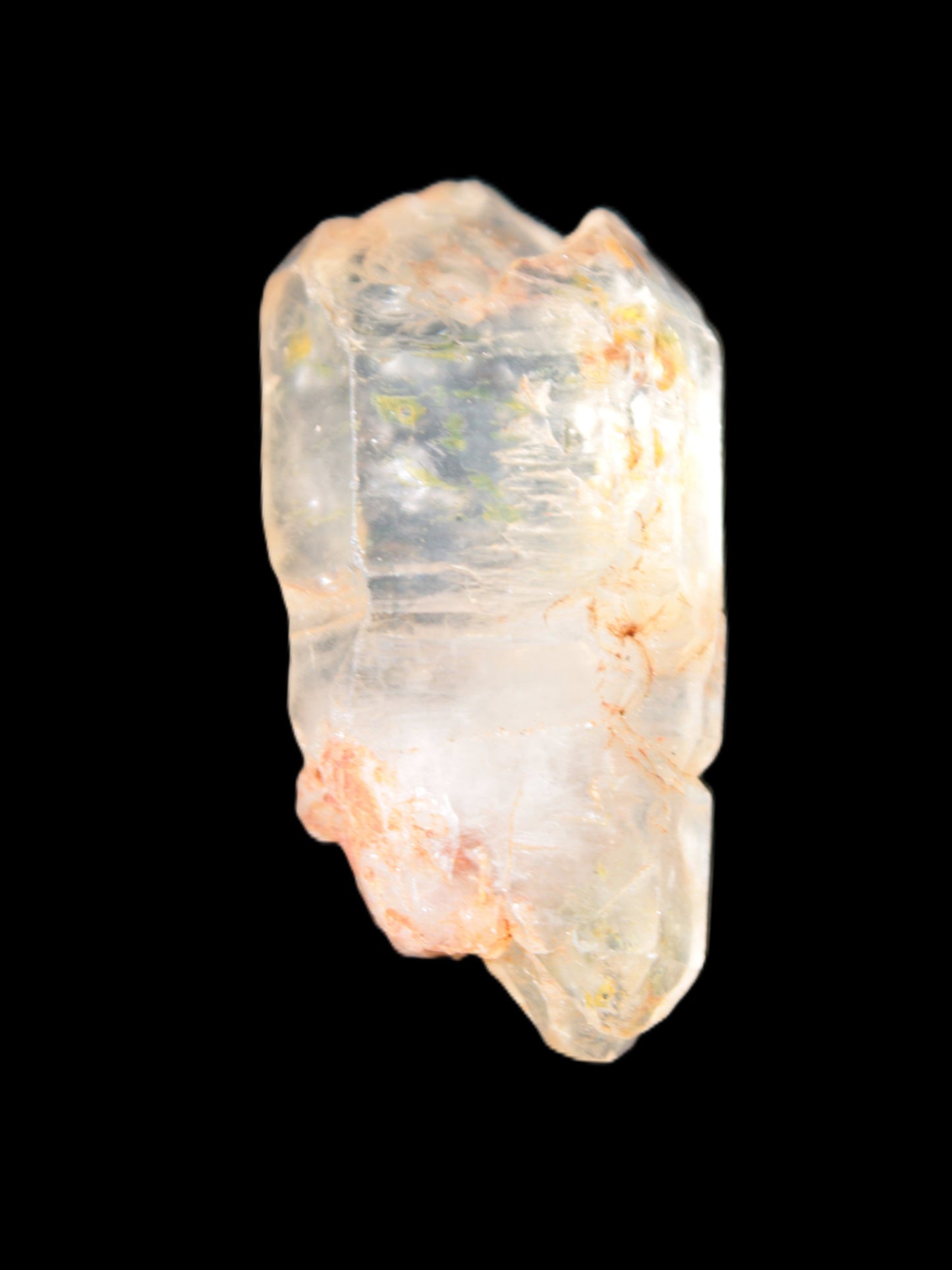 Fenster Crystal with hydrocarbons 36mm 10.6g in sunlight - Rocks and Things Store