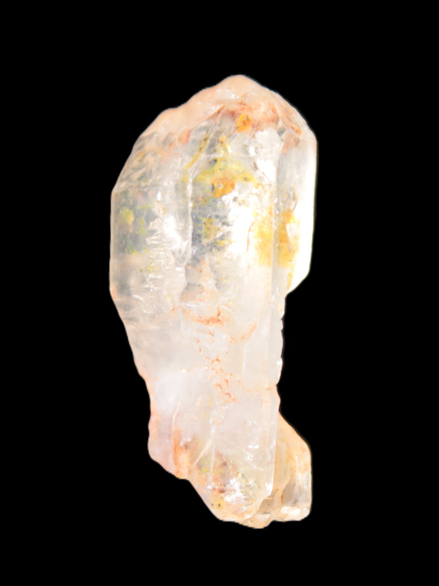 Fenster Crystal with hydrocarbons 36mm 10.6g in sunlight - Rocks and Things Store