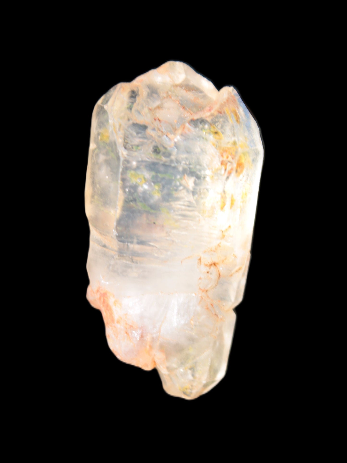 Fenster Crystal with hydrocarbons 36mm 10.6g in sunlight - Rocks and Things Store