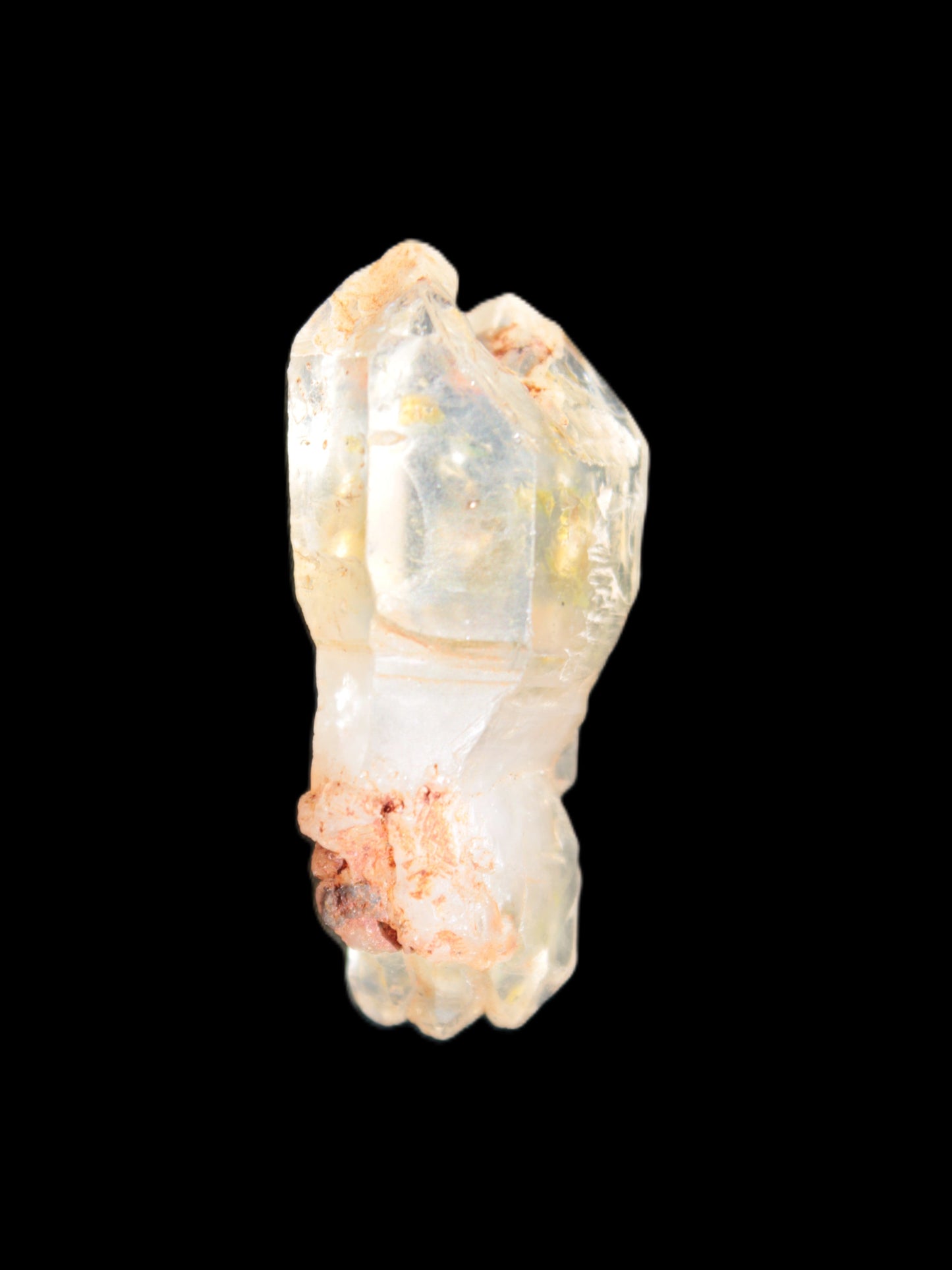 Fenster Crystal with hydrocarbons 36mm 10.6g in sunlight - Rocks and Things Store