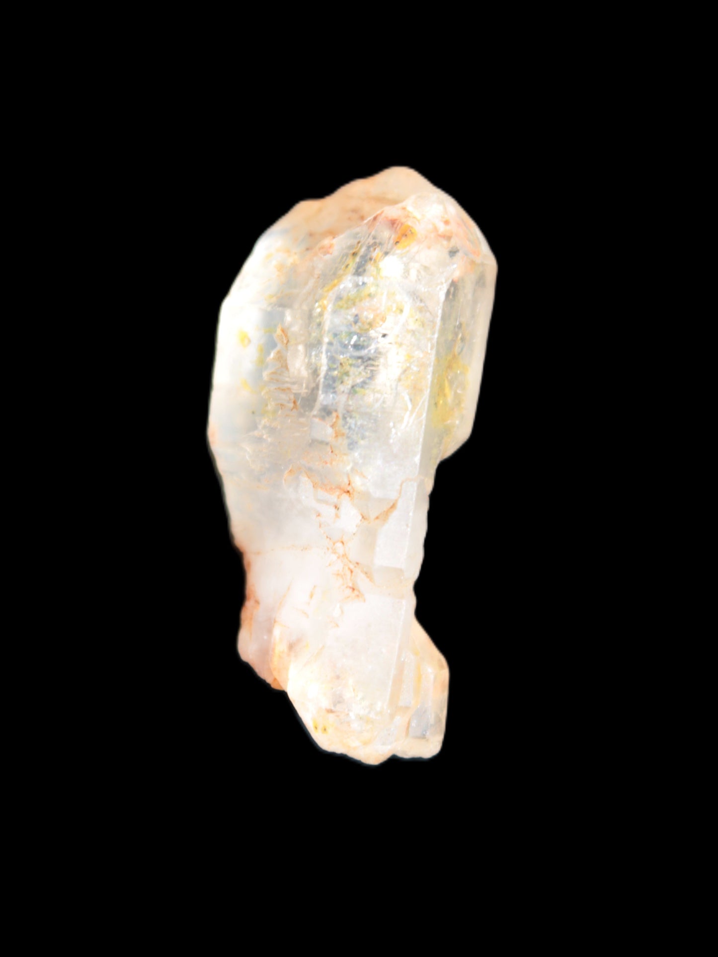 Fenster Crystal with hydrocarbons 36mm 10.6g in sunlight - Rocks and Things Store