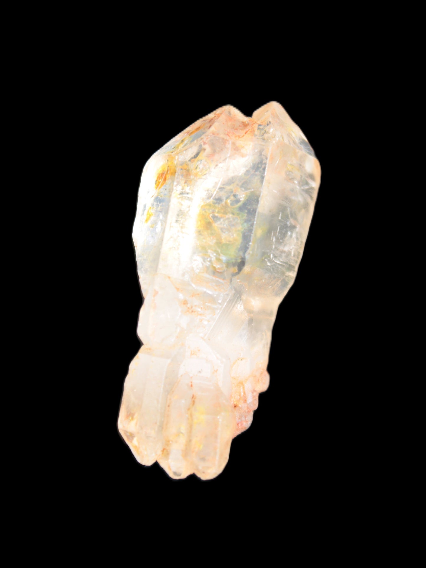 Fenster Crystal with hydrocarbons 36mm 10.6g in sunlight - Rocks and Things Store