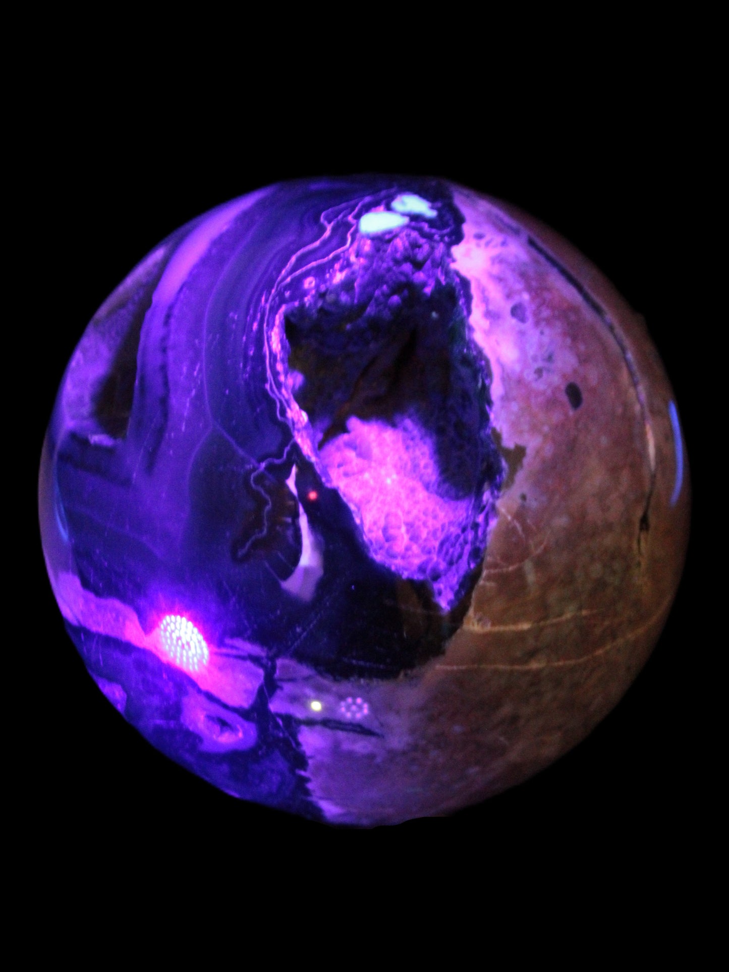Volcano Agate sphere 119mm 2167g Rocks and Things Store