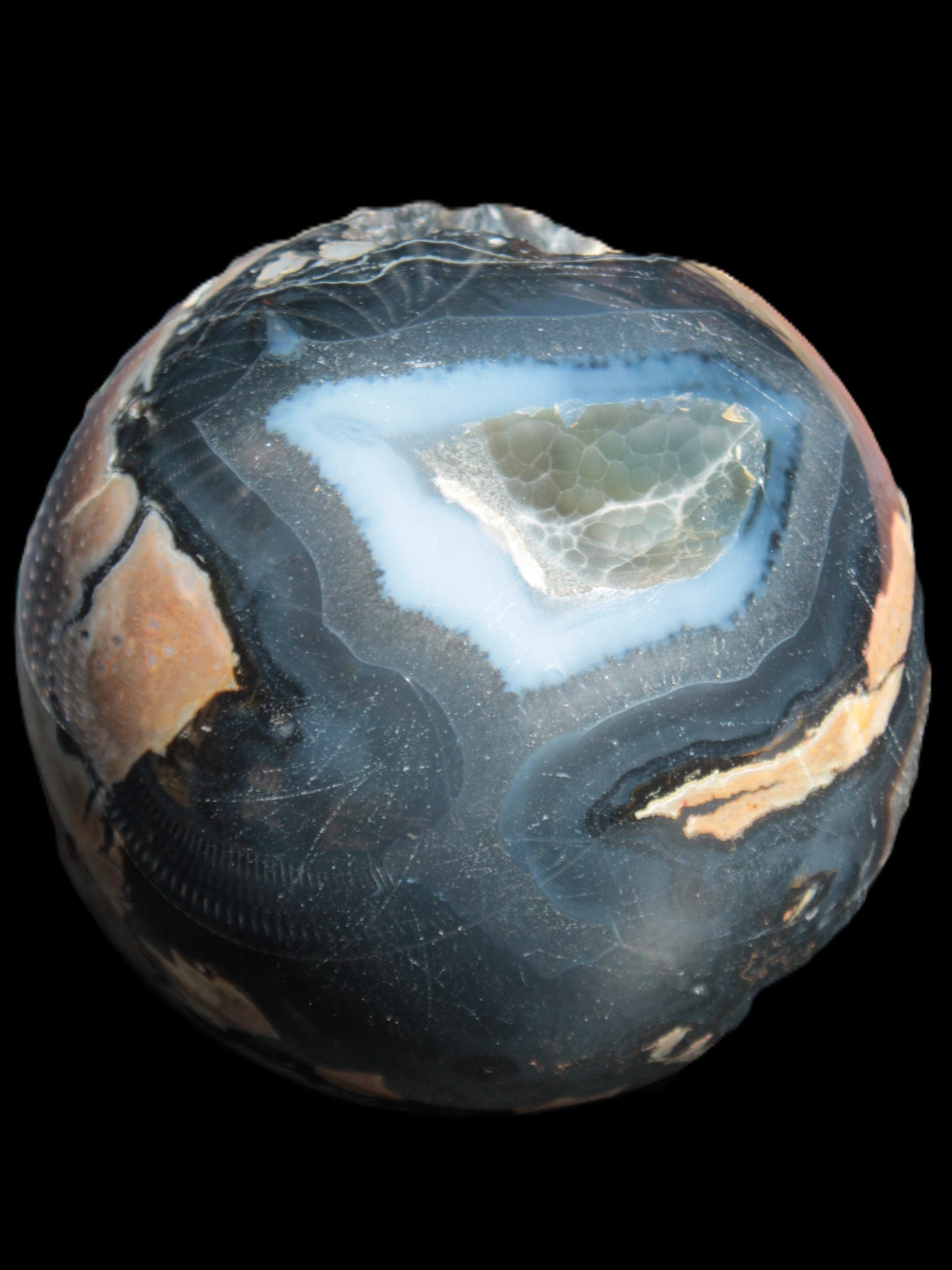 Volcano Agate sphere 119mm 2167g Rocks and Things Store