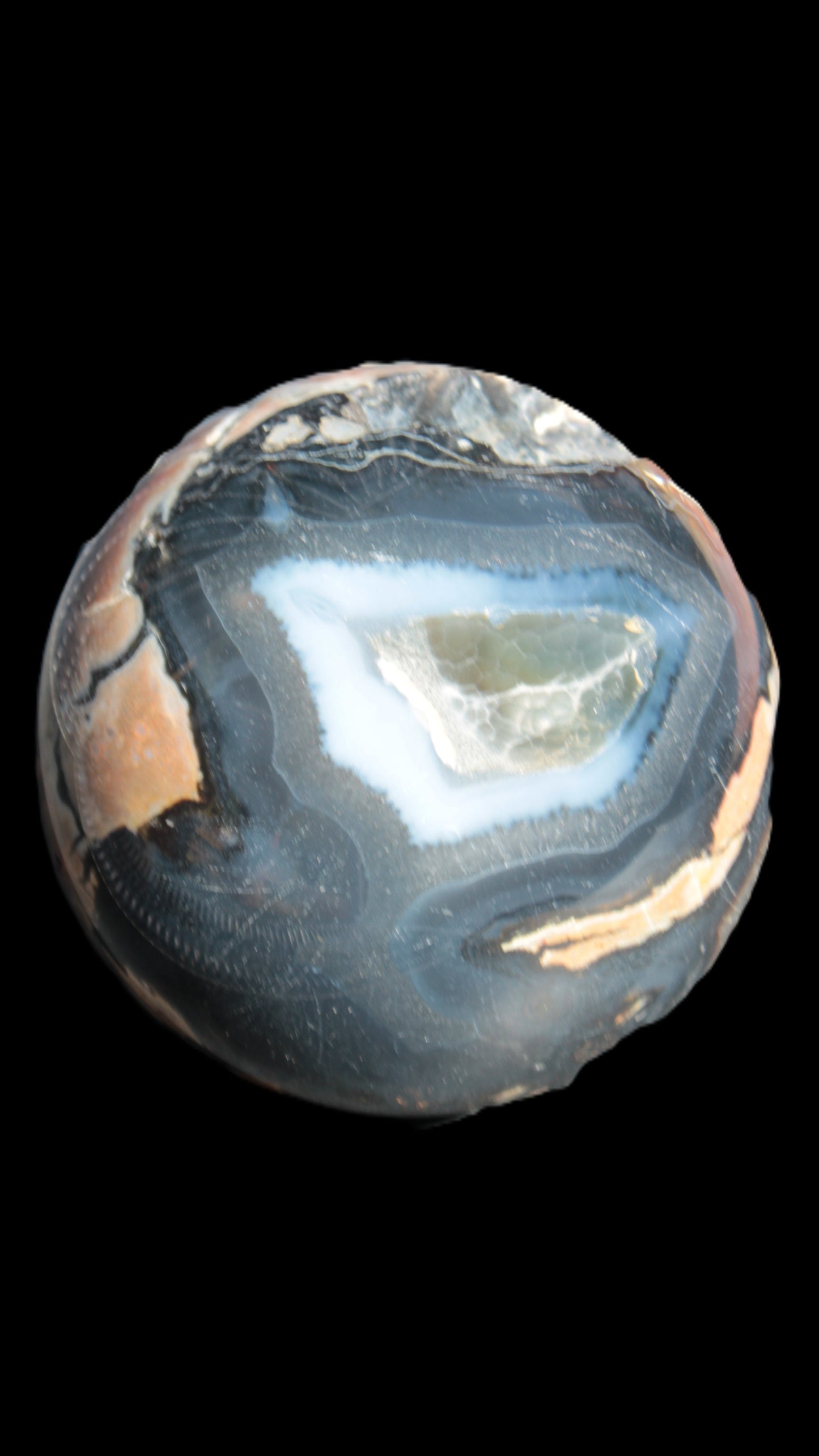 Volcano Agate sphere 119mm 2167g Rocks and Things Store