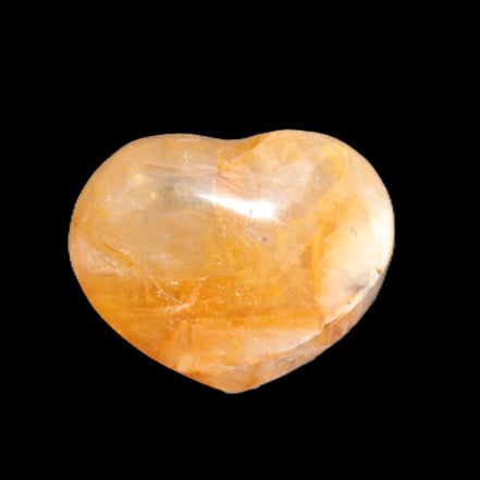 Golden Healer Quartz puffy heart from Madagascar 40*31mm 30g Rocks and Things Store